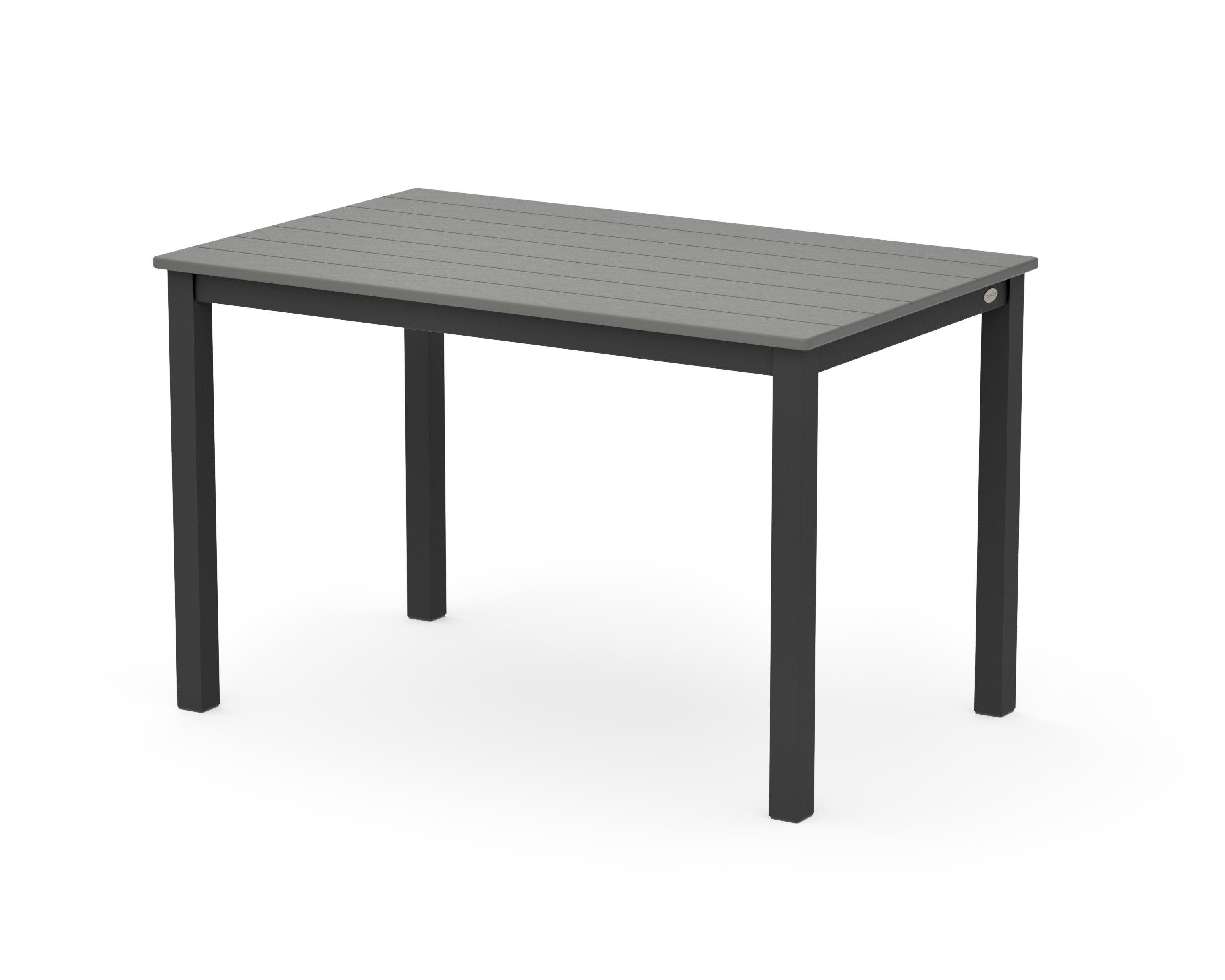 Main Street 30 x 48 Dining Table in Black / Slate Grey