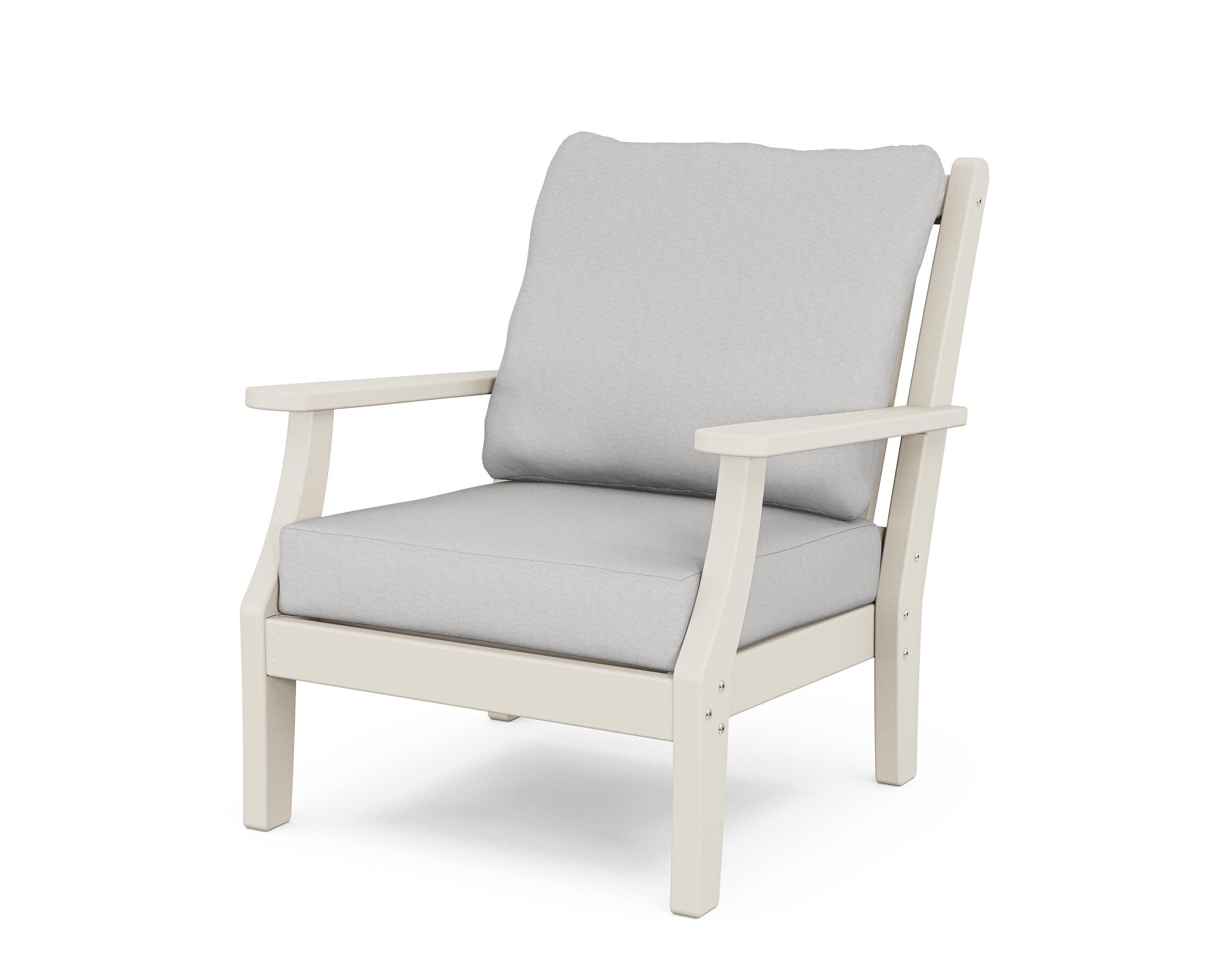 Wovendale Deep Seating Chair in Sand / Diamond in the Rough