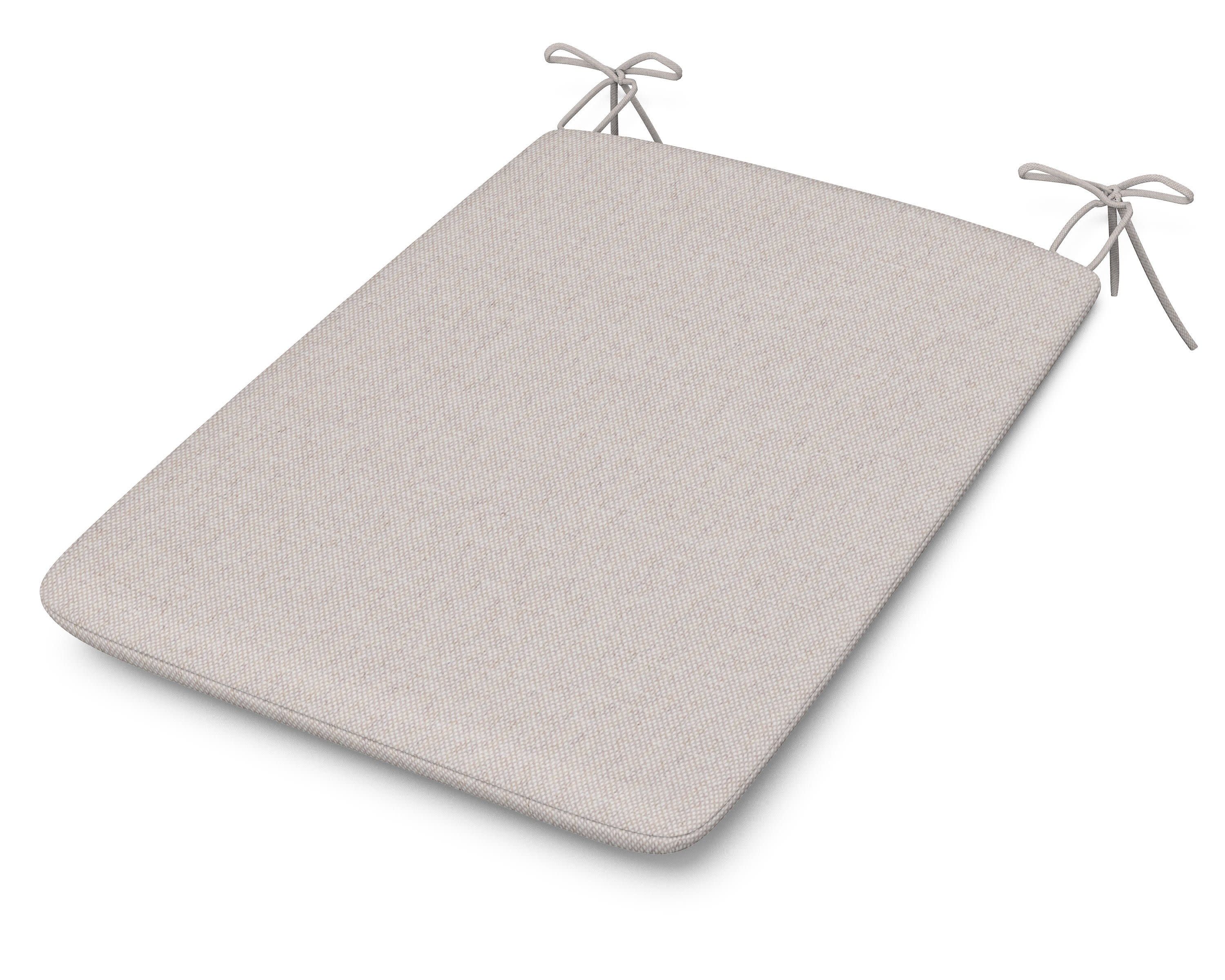 1100 Plaza Seat Pad in Dune Burlap