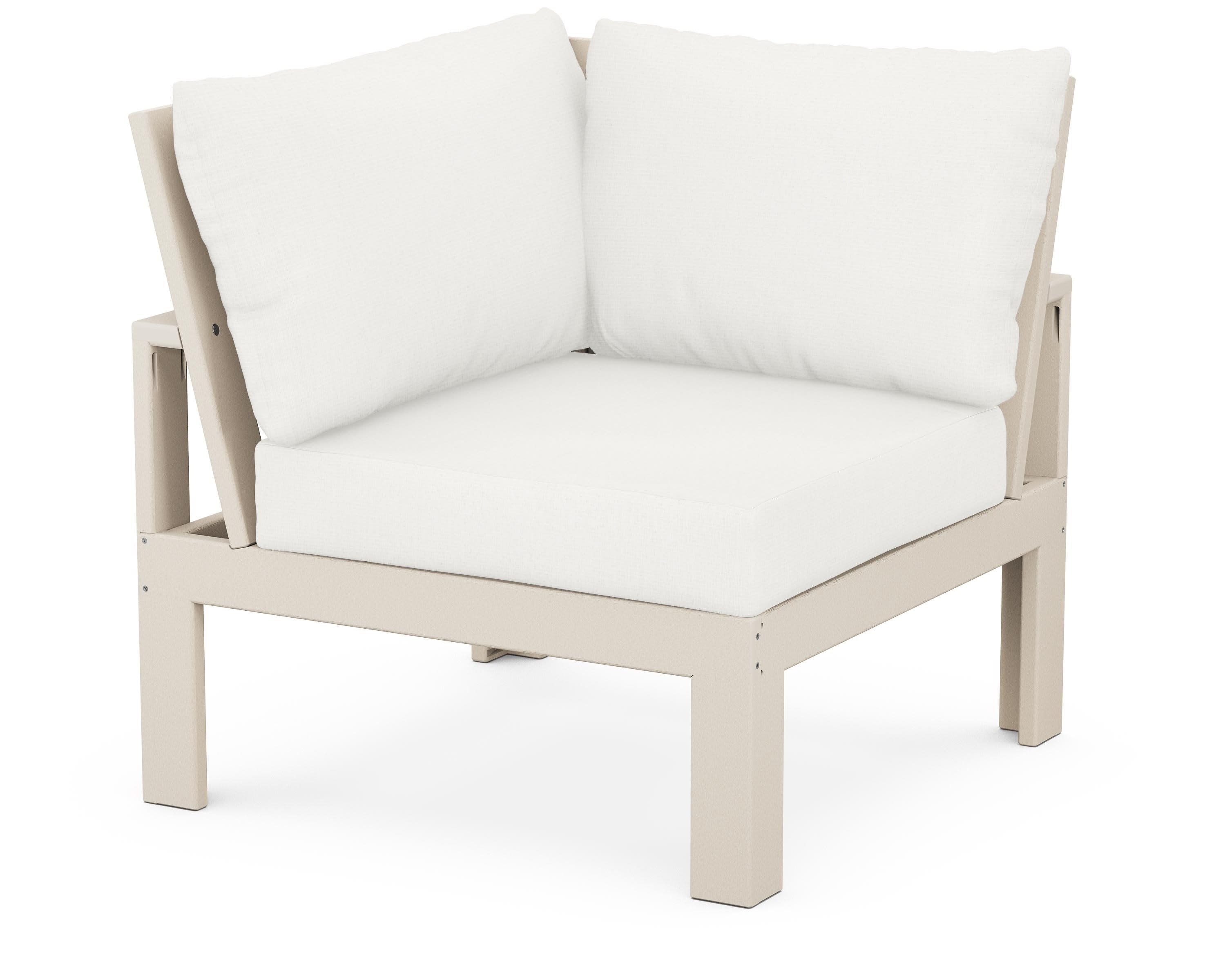 Modular Corner Chair in Sand / Natural Linen