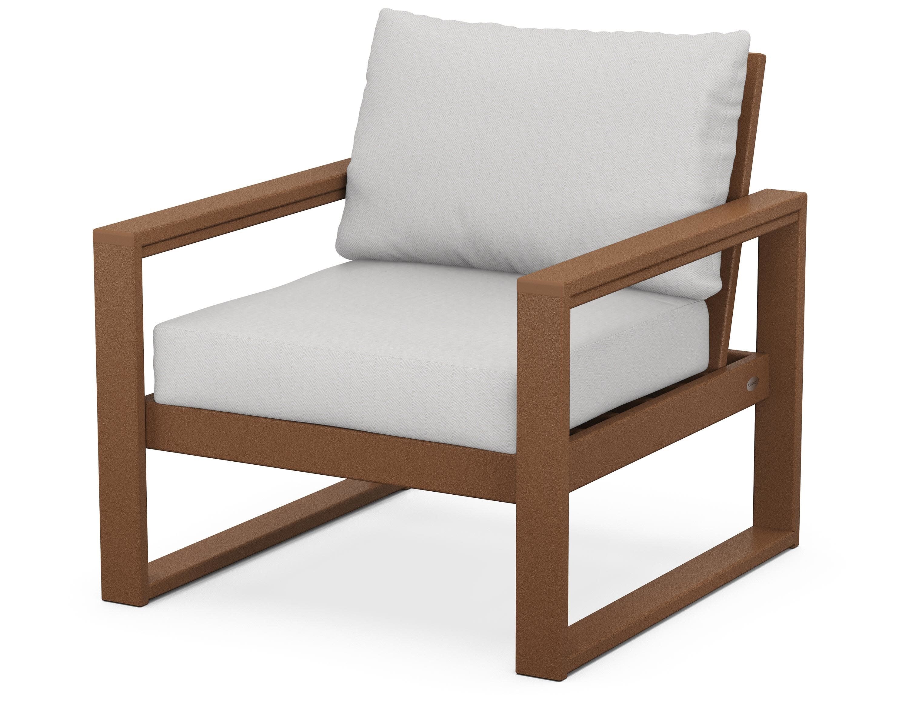 EDGE Club Chair in Teak / Diamond in the Rough
