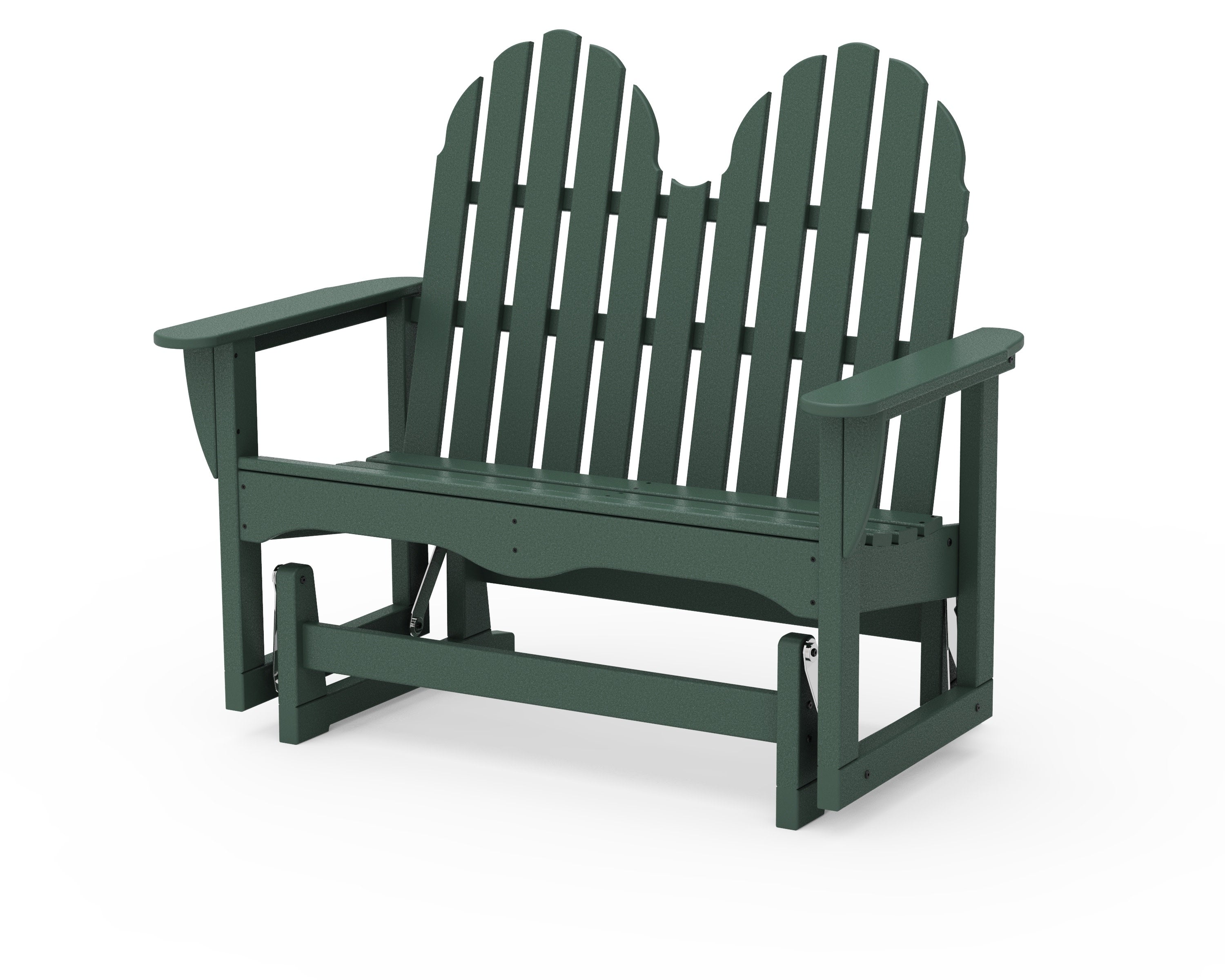 Classic Adirondack 48" Glider in Green