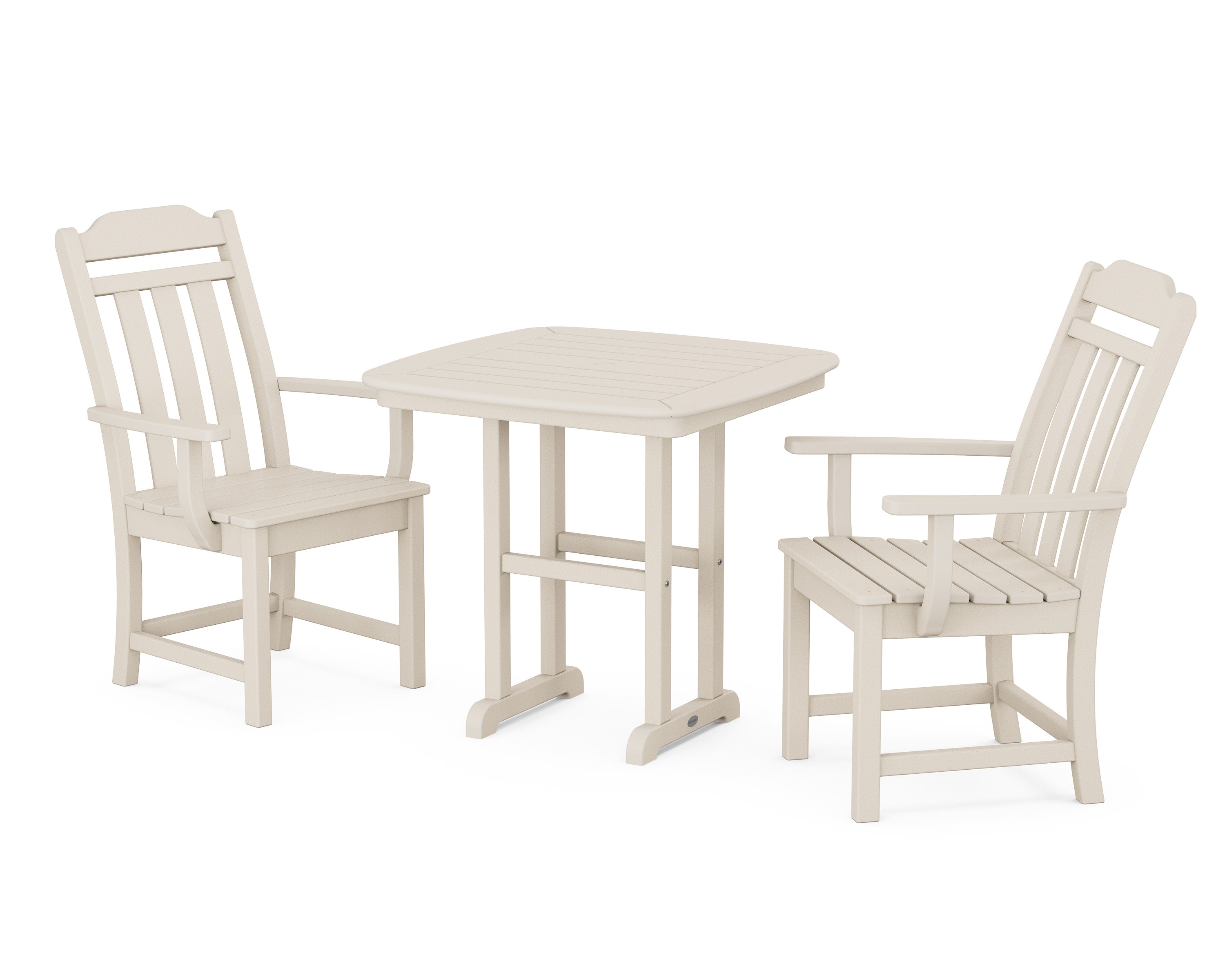 Cottage 3-Piece Dining Set in Sand