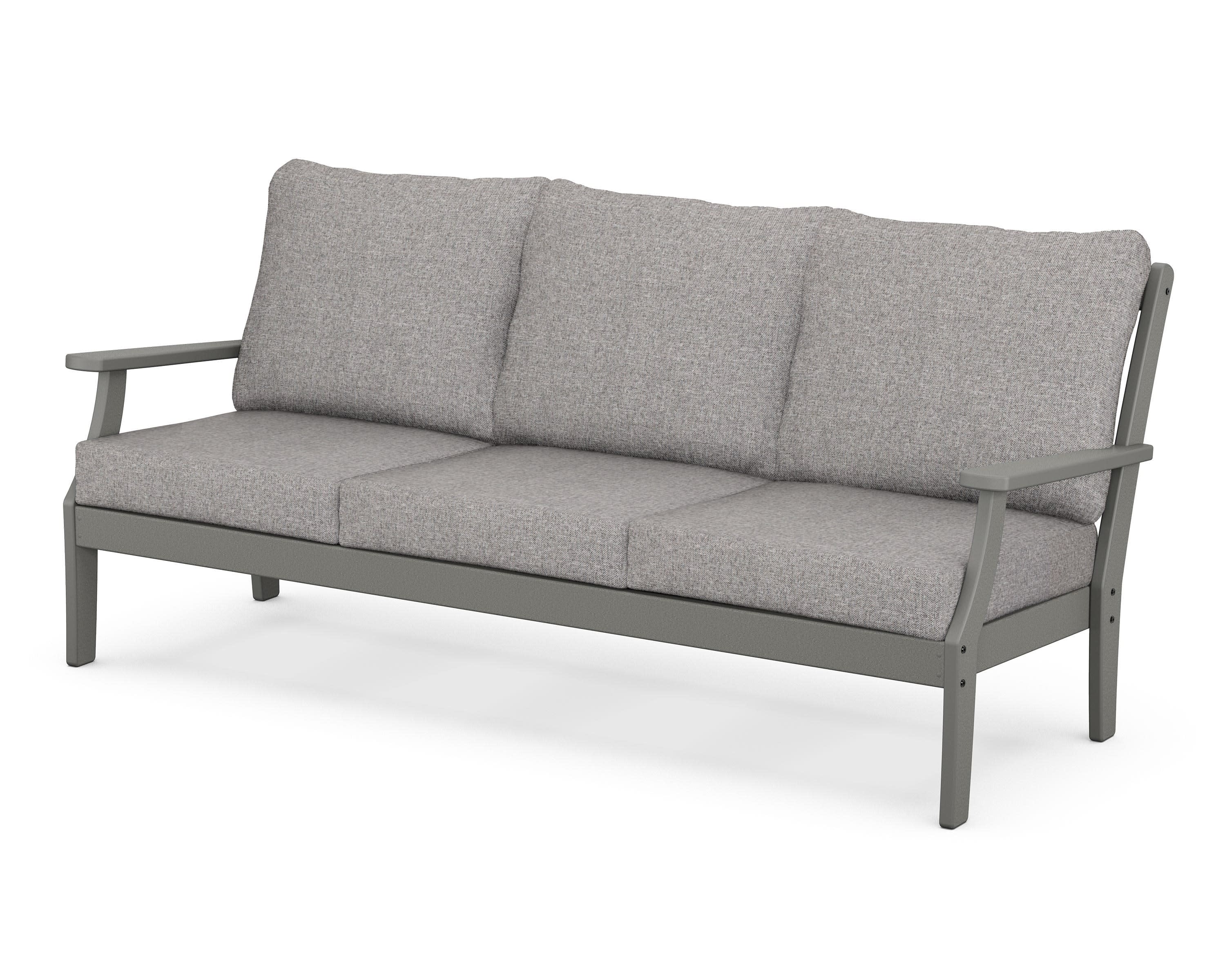 Braxton Deep Seating Sofa in Slate Grey / Grey Mist