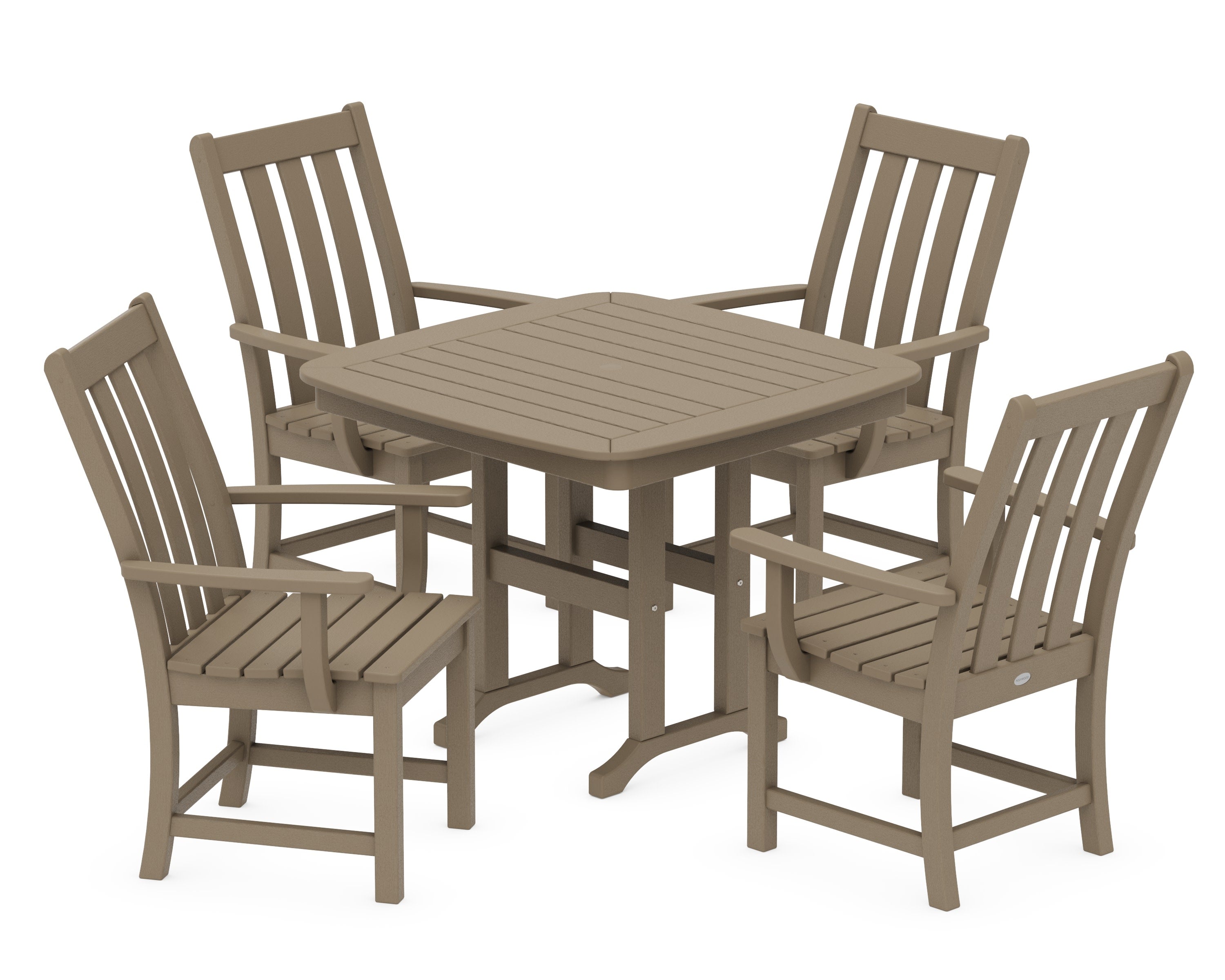 Vineyard 5-Piece Dining Set in Vintage Sahara