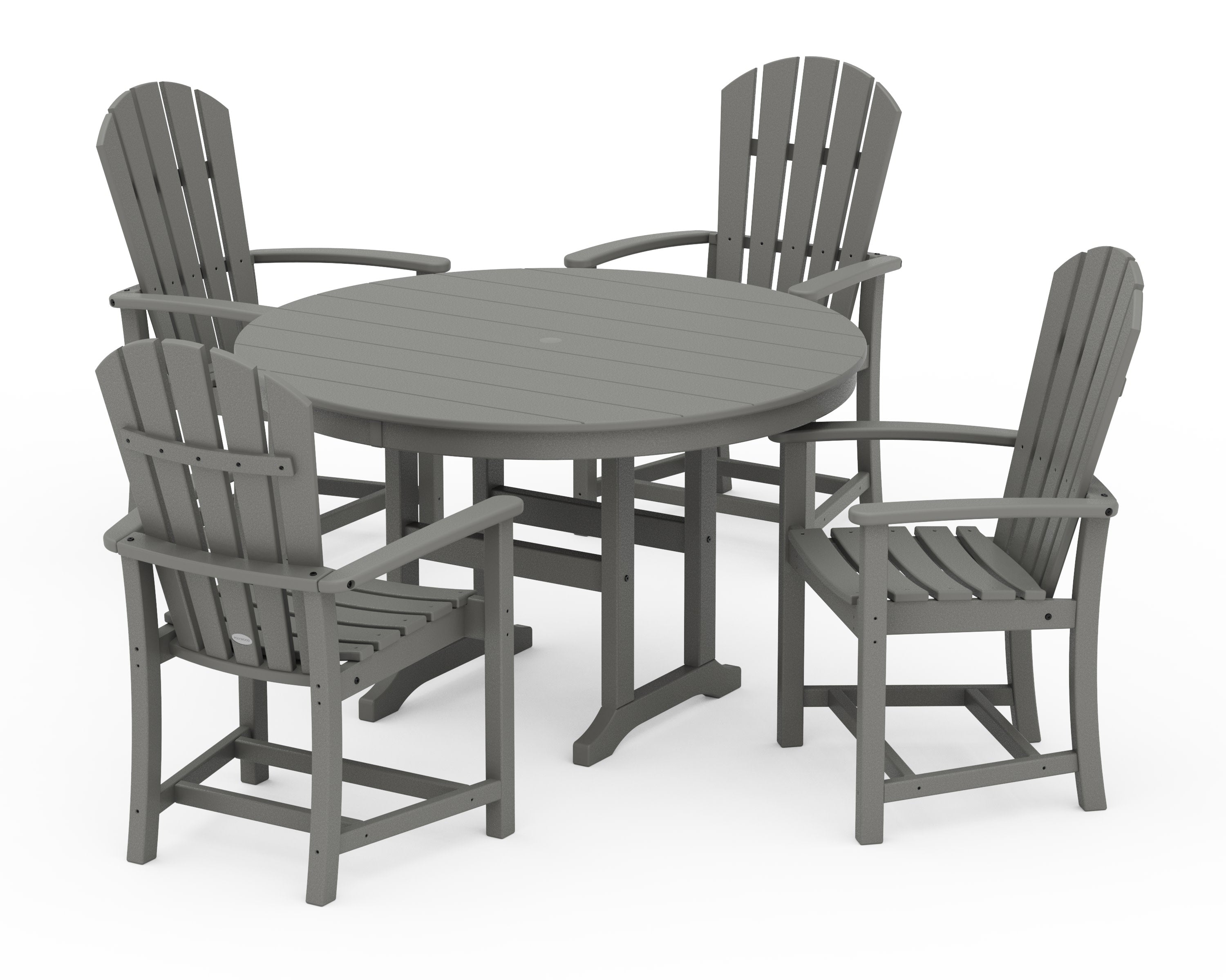 Palm Coast 5-Piece Round Farmhouse Dining Set
