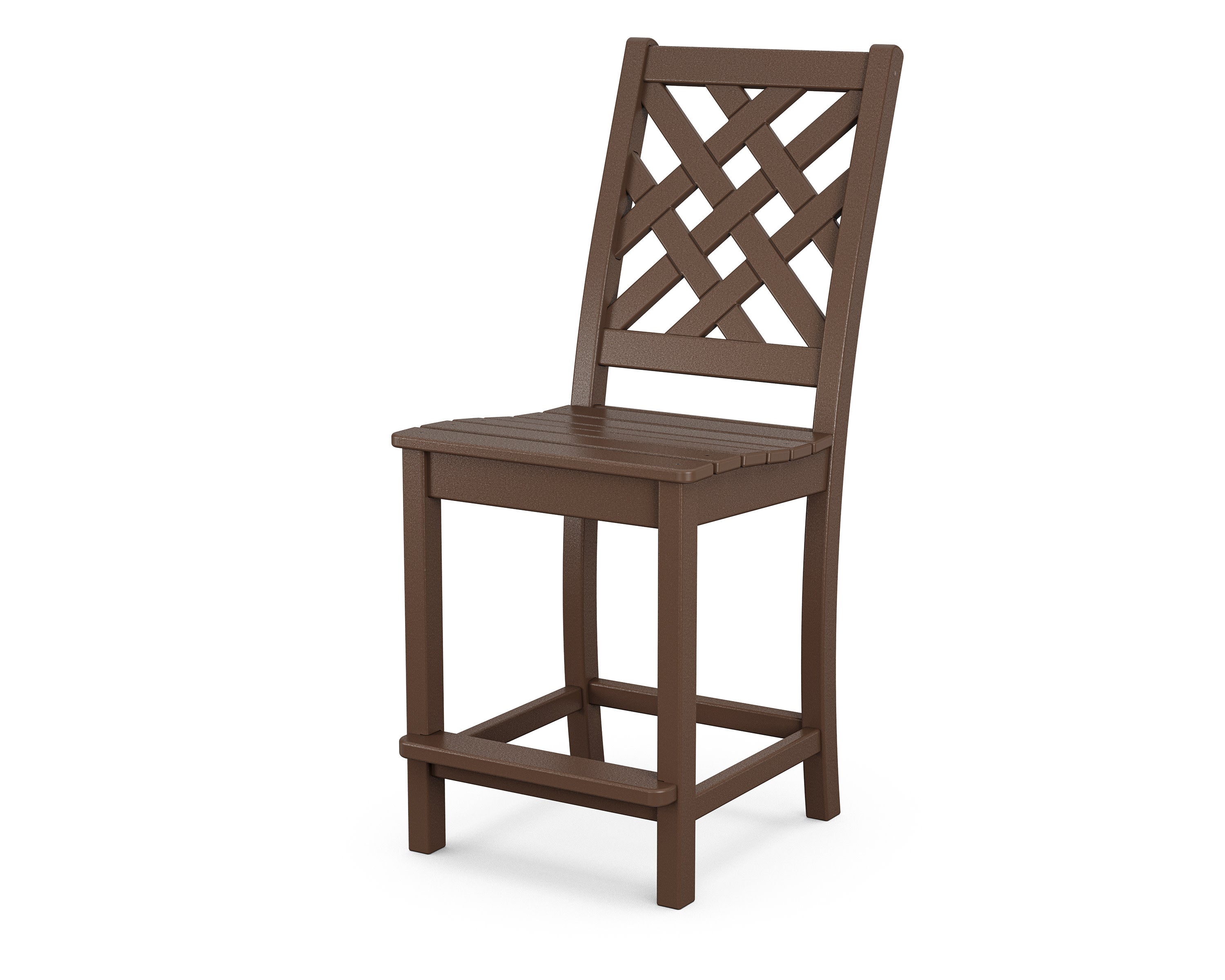 Wovendale Counter Side Chair in Mahogany