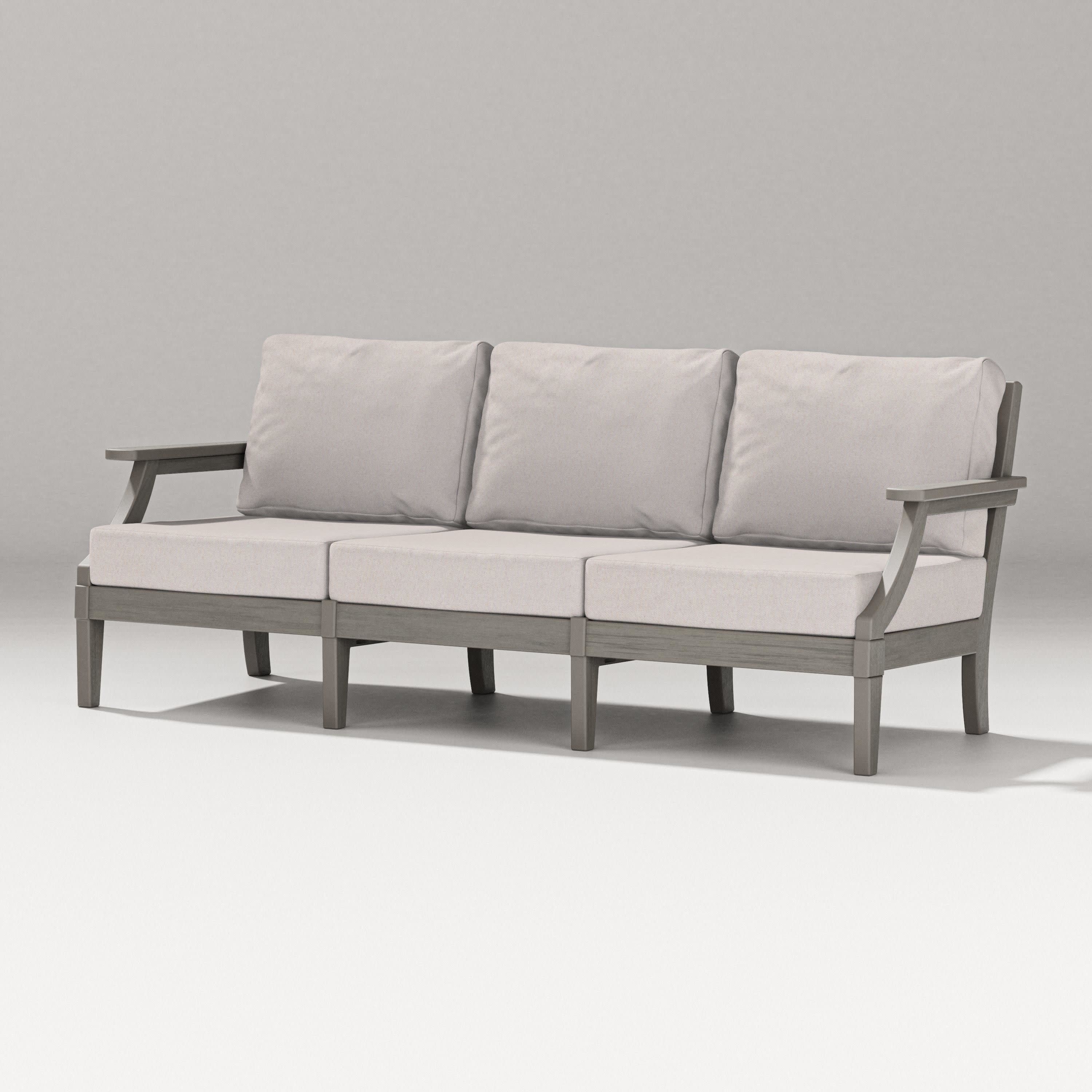 Estate Sofa in Driftwood / Dune Burlap