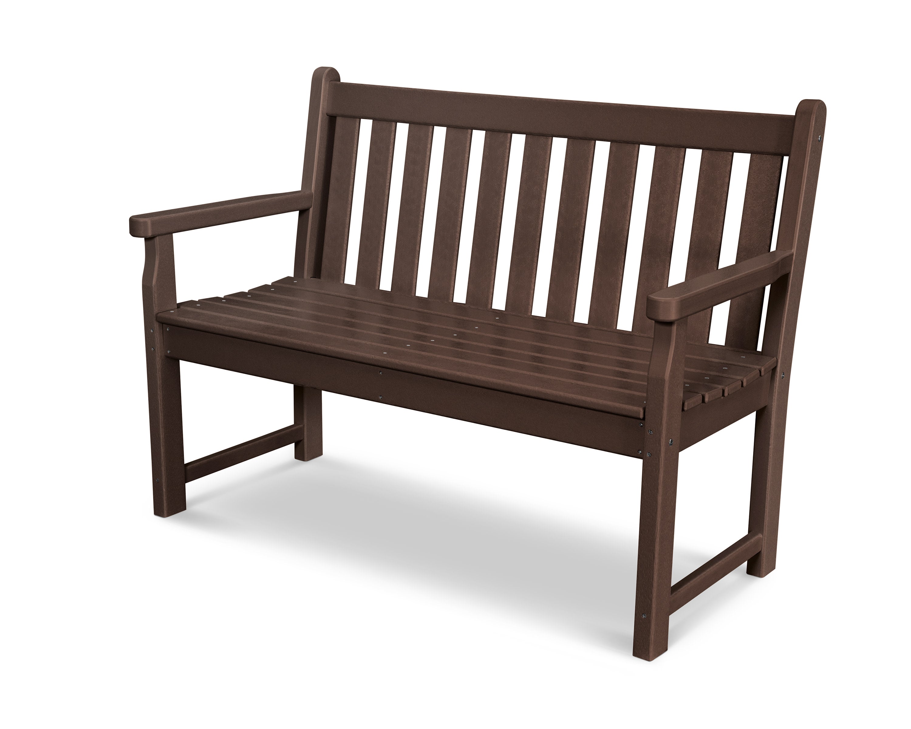 Traditional Garden 48" Bench in Mahogany