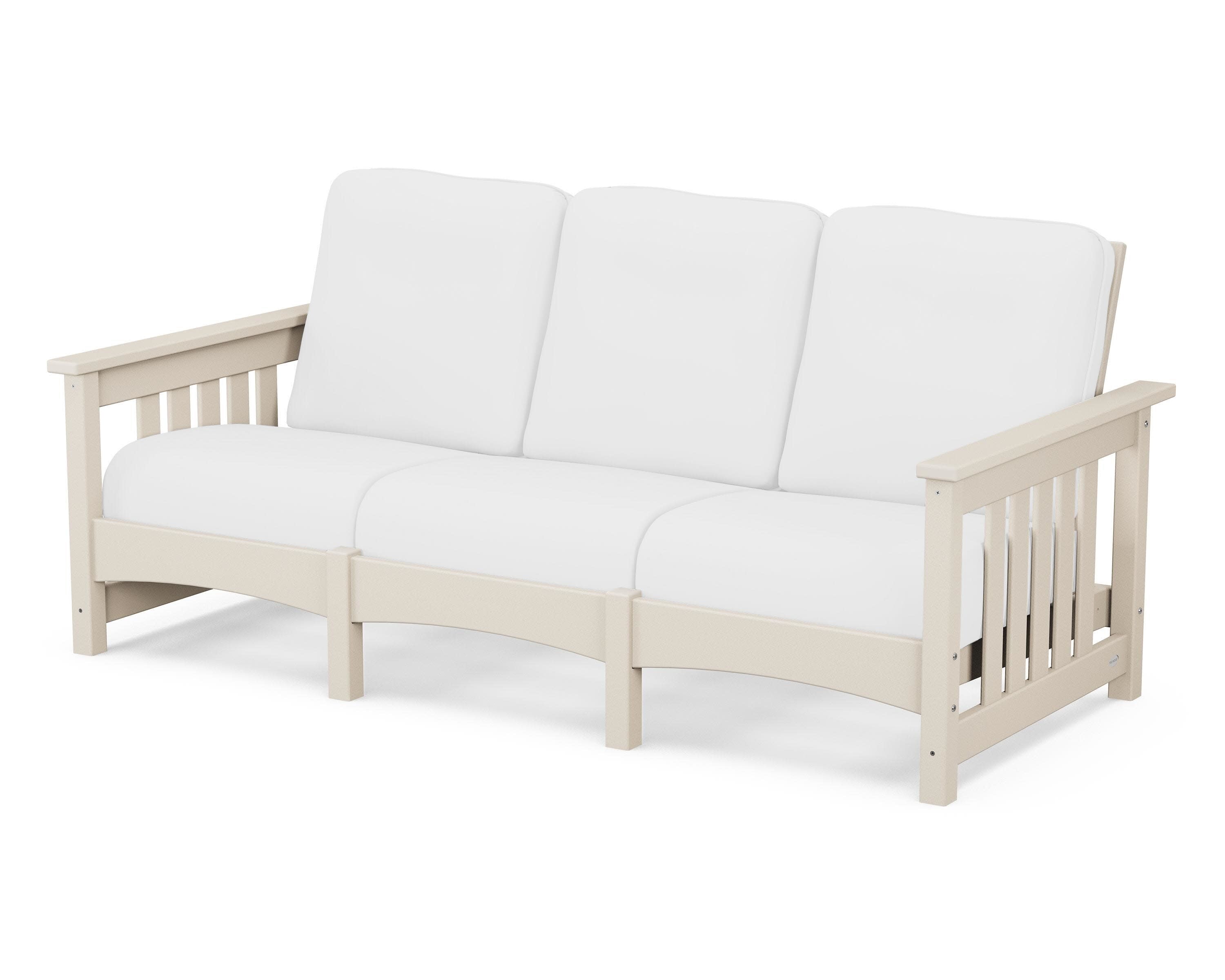 Club Mission Sofa in Sand / Natural