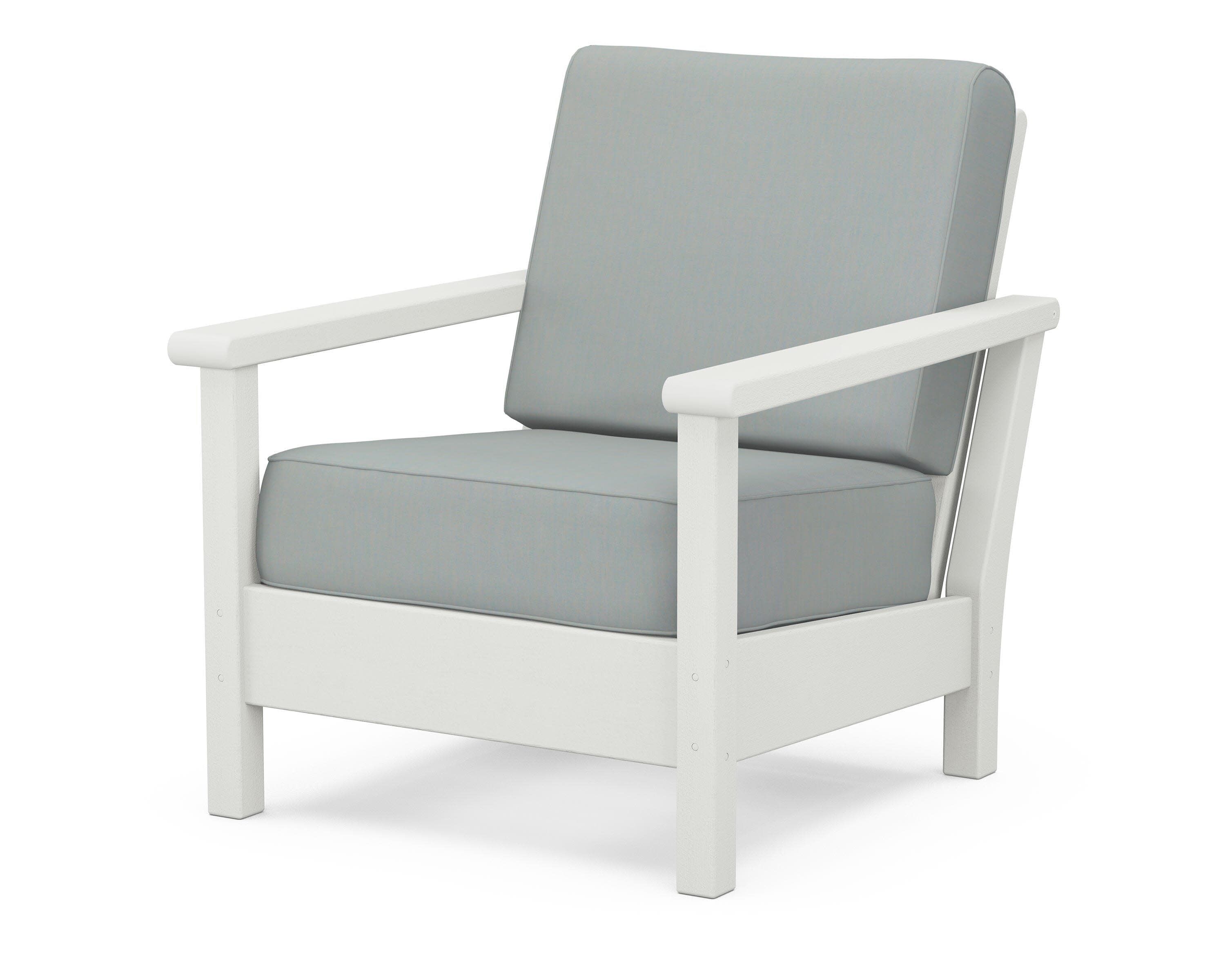 Harbour Deep Seating Chair in Vintage White / Spa