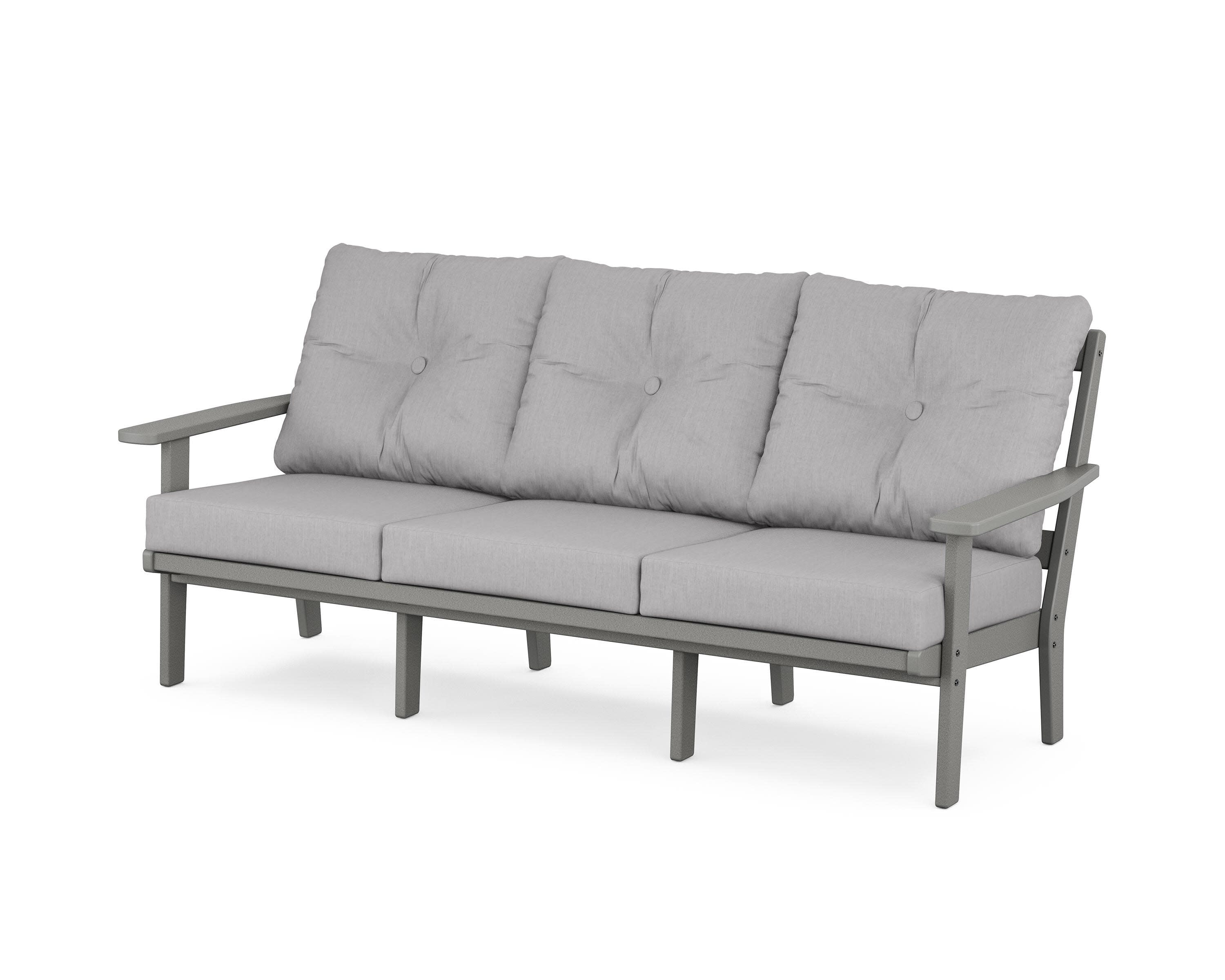 PrairieDeep Seating Sofa in Slate Grey / Granite
