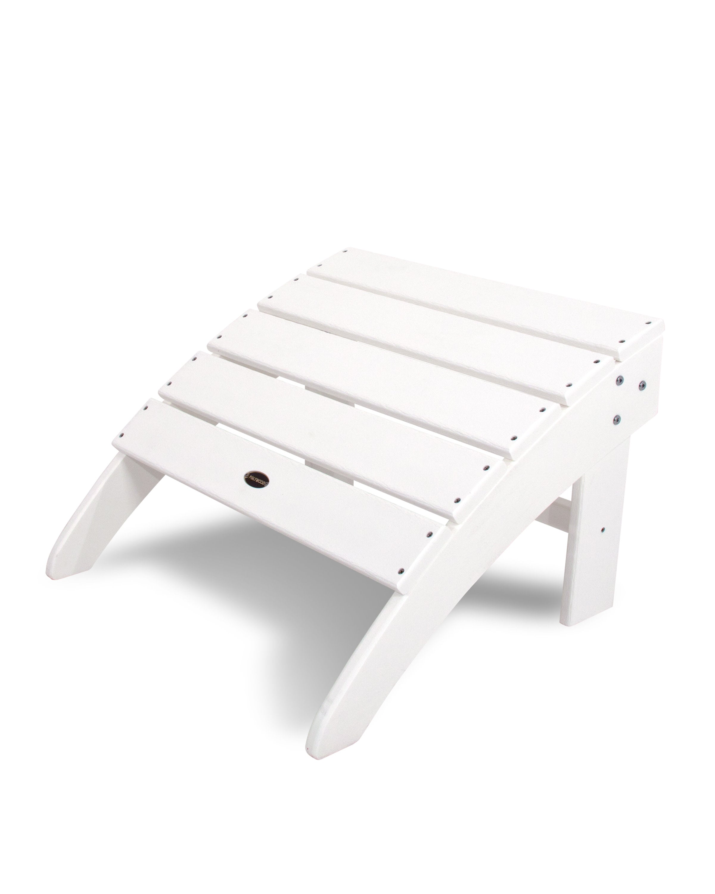 South Beach Adirondack Ottoman in White