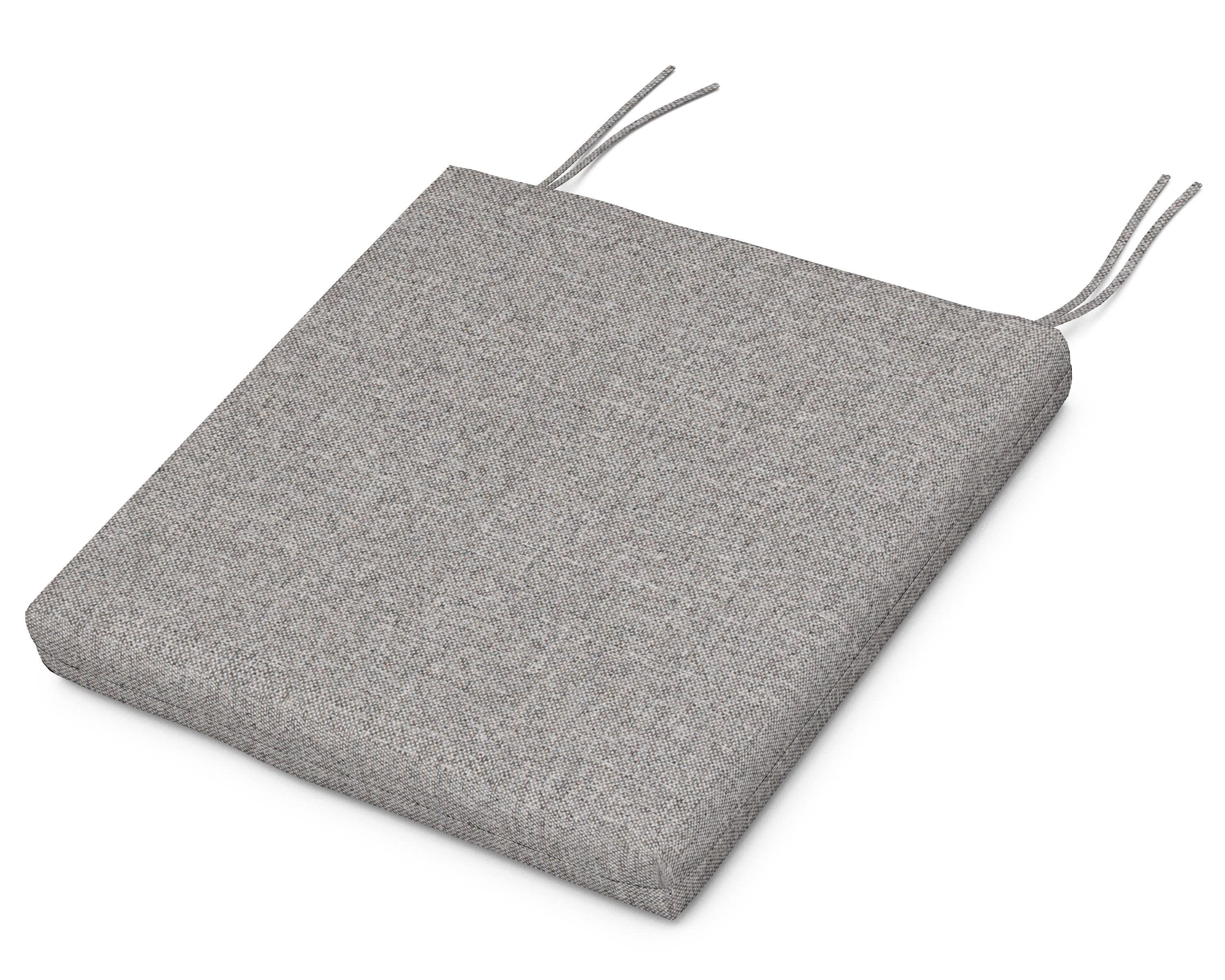 Seat Cushion - 18.5"D x 21"W x 2.5"H in Grey Mist