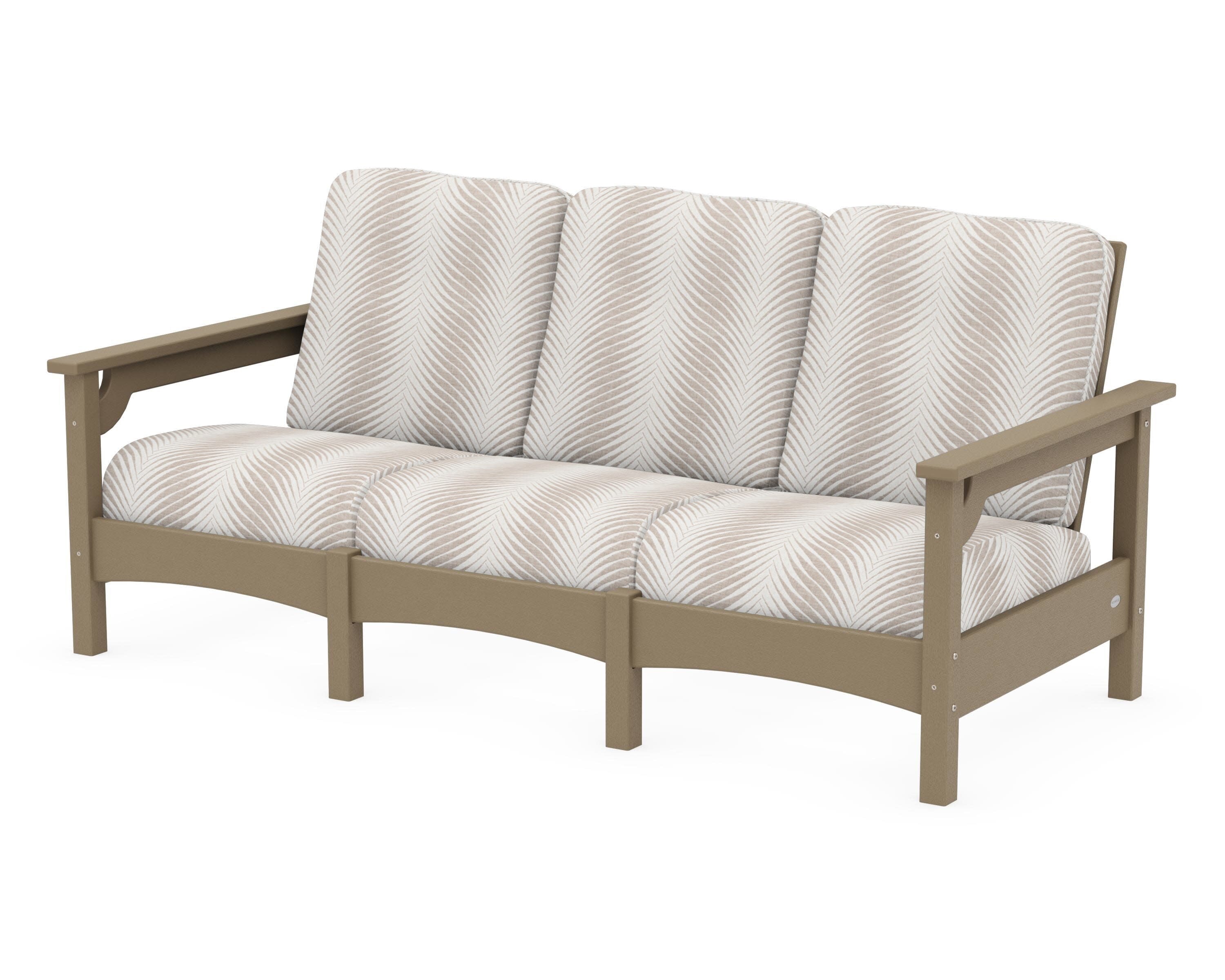 Club Sofa in Vintage Sahara / Clock Out Cloud