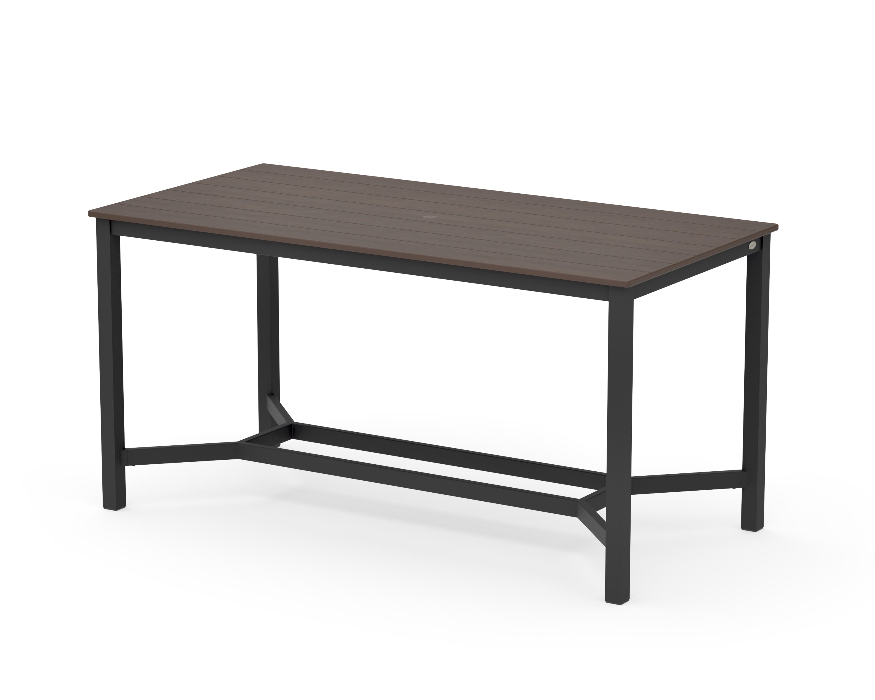 Main Street 36 x 72 Counter Table in Black / Kona