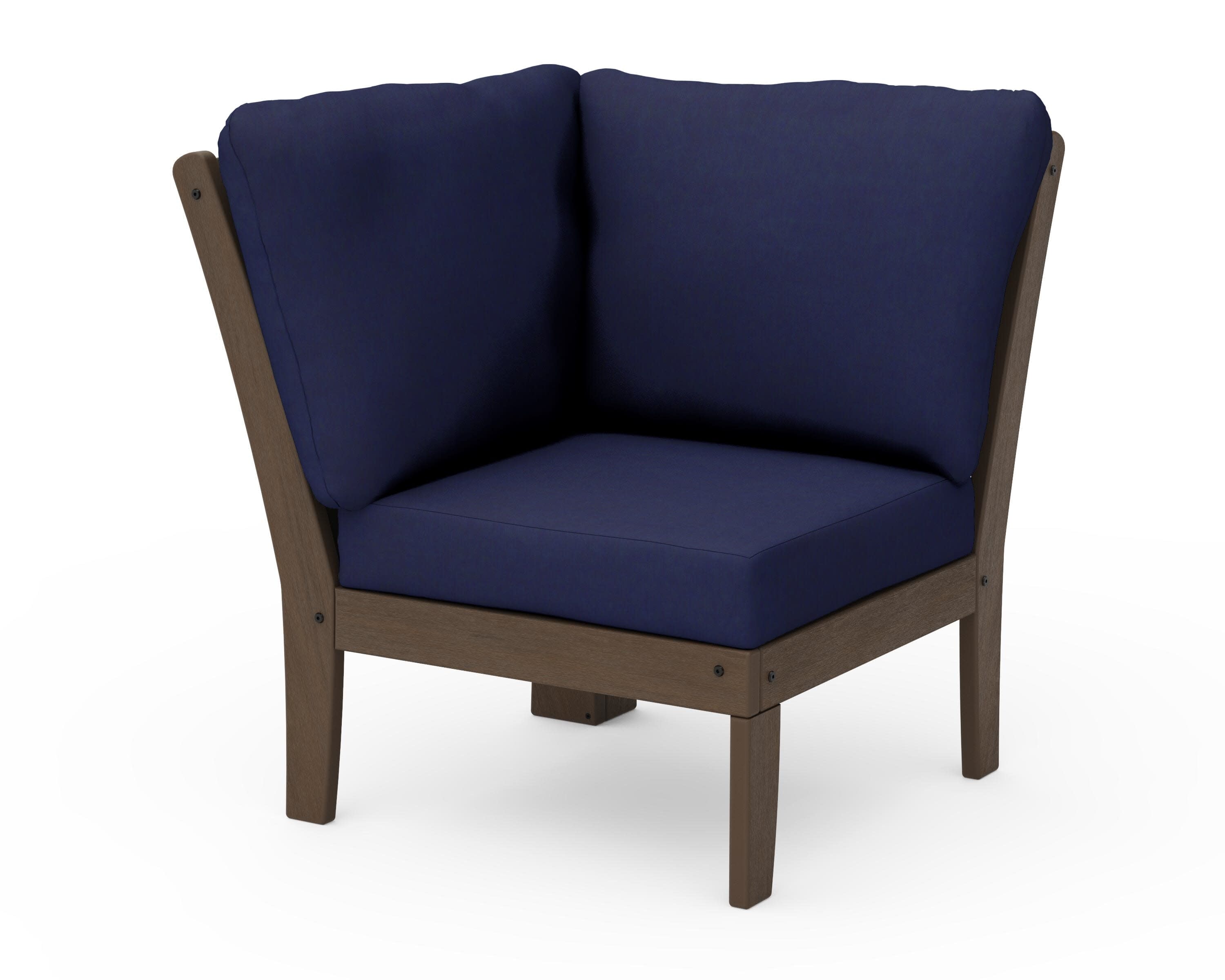 Braxton Modular Corner Chair in Kona / Navy
