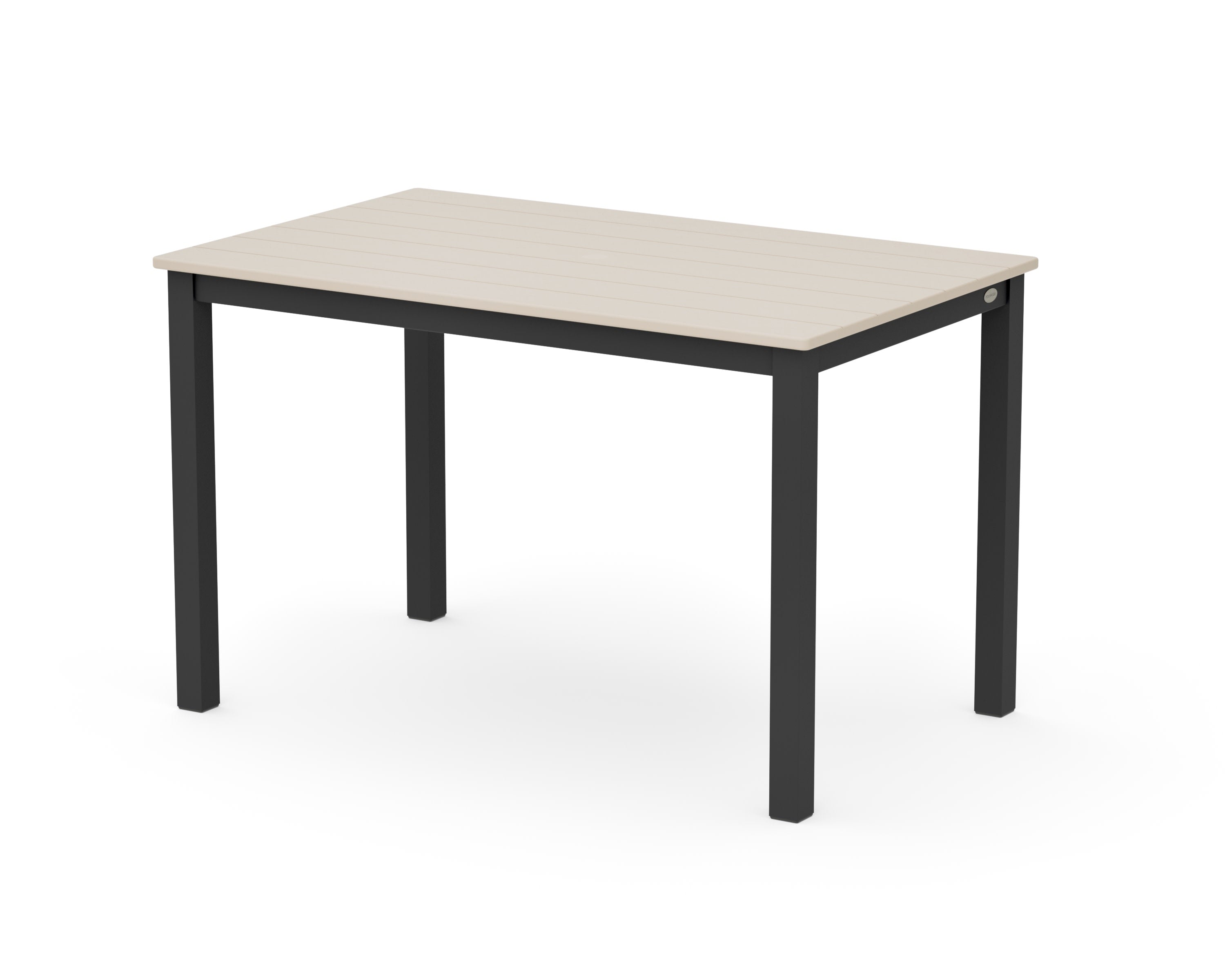 Main Street 30 x 48 Dining Table in Black / Sand