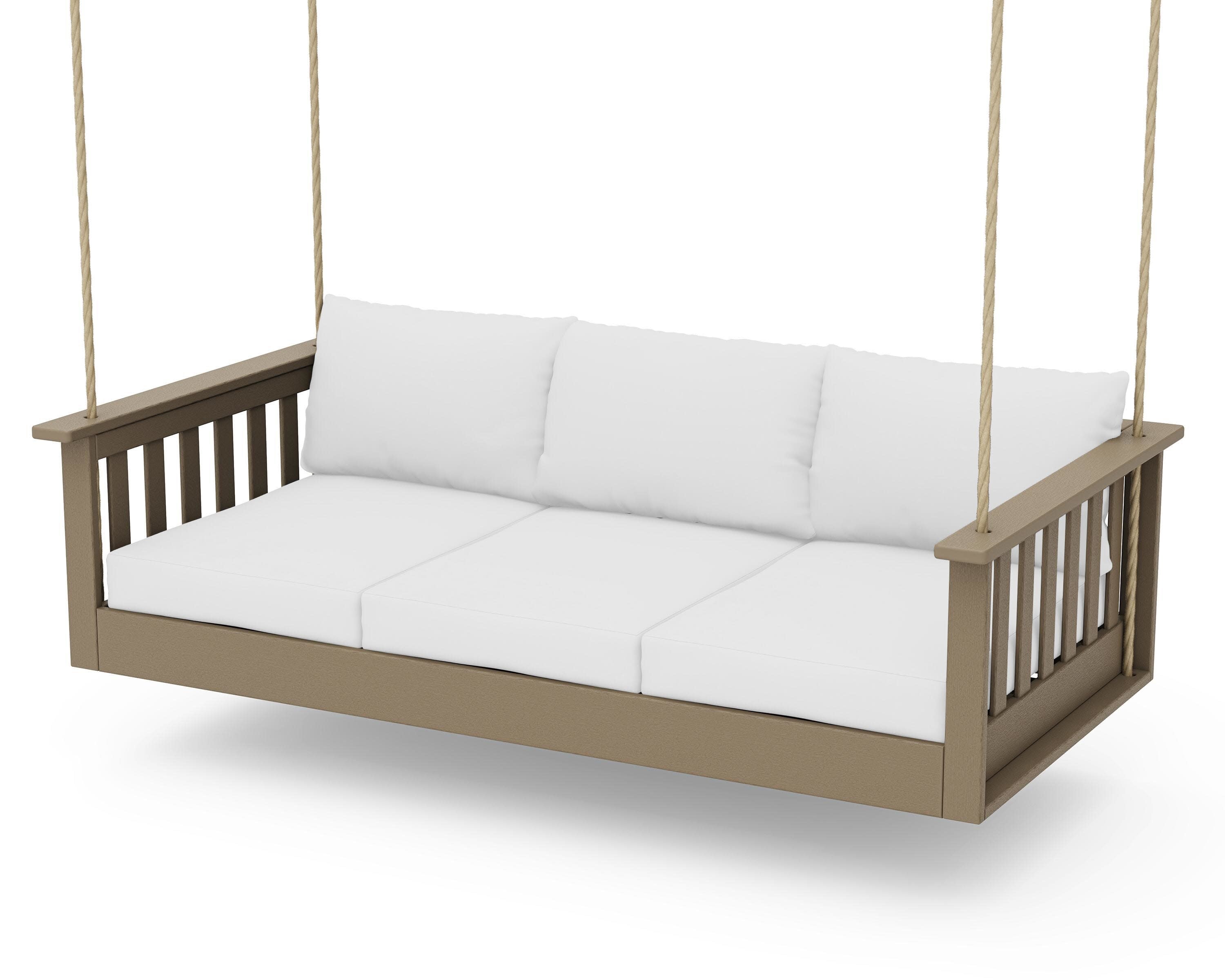 Vineyard Daybed Swing in Vintage Sahara / Natural