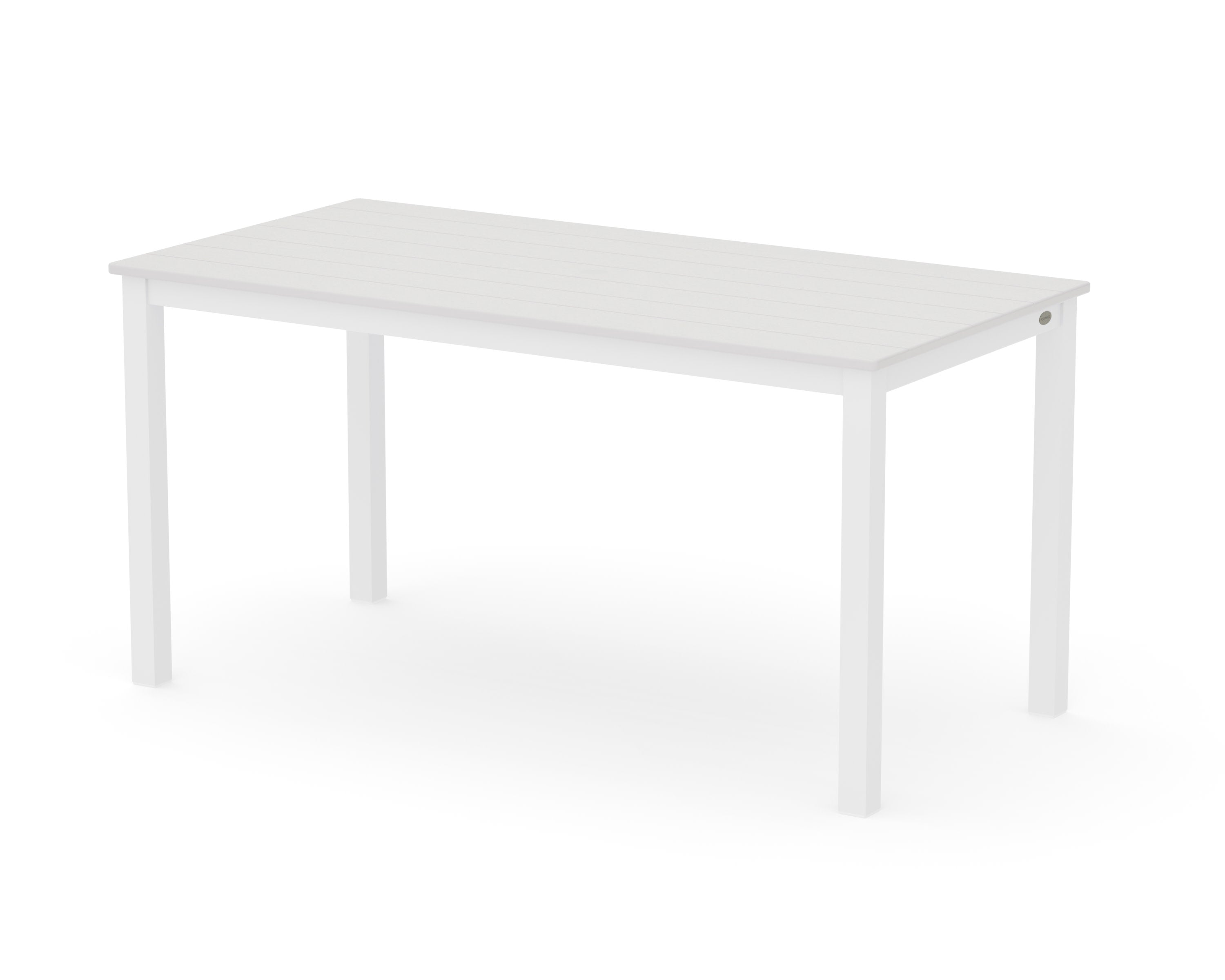 Main Street 30 x 60 Dining Table in White / Vintage White
