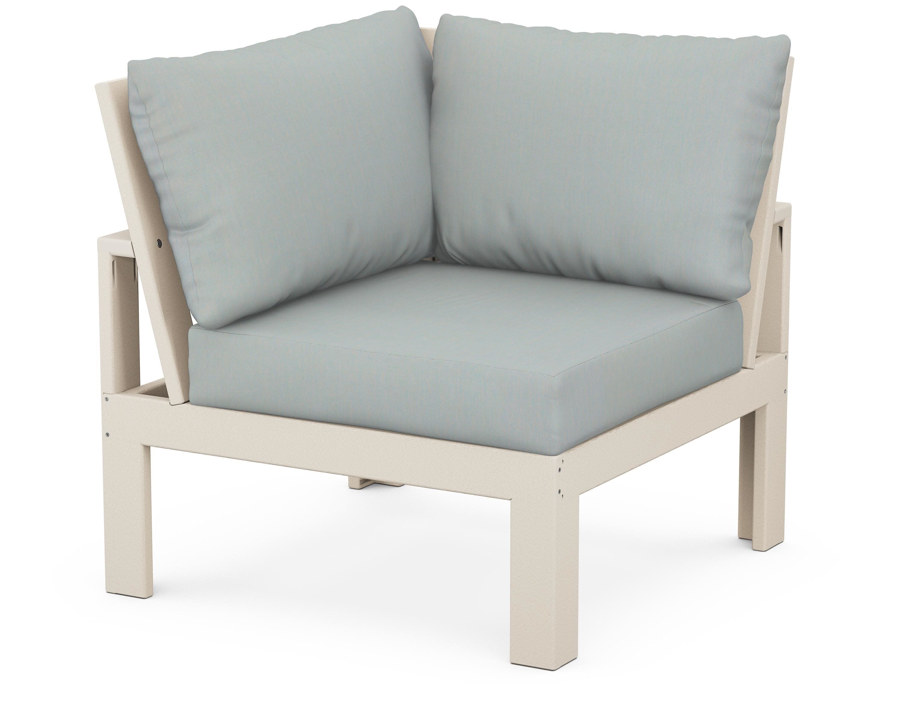 Modular Corner Chair in Sand / Spa