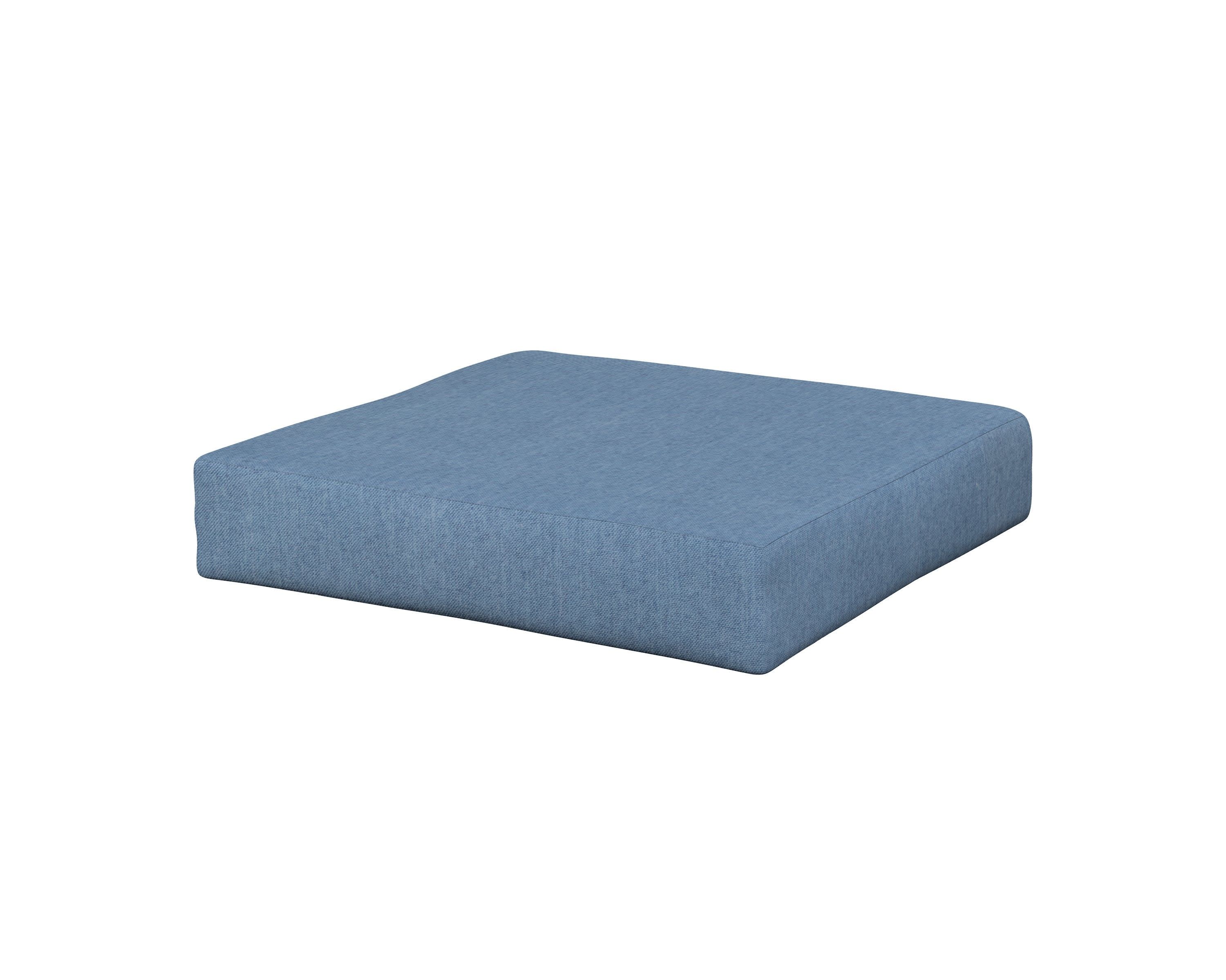 Vineyard Ottoman Cushion in Sky Blue