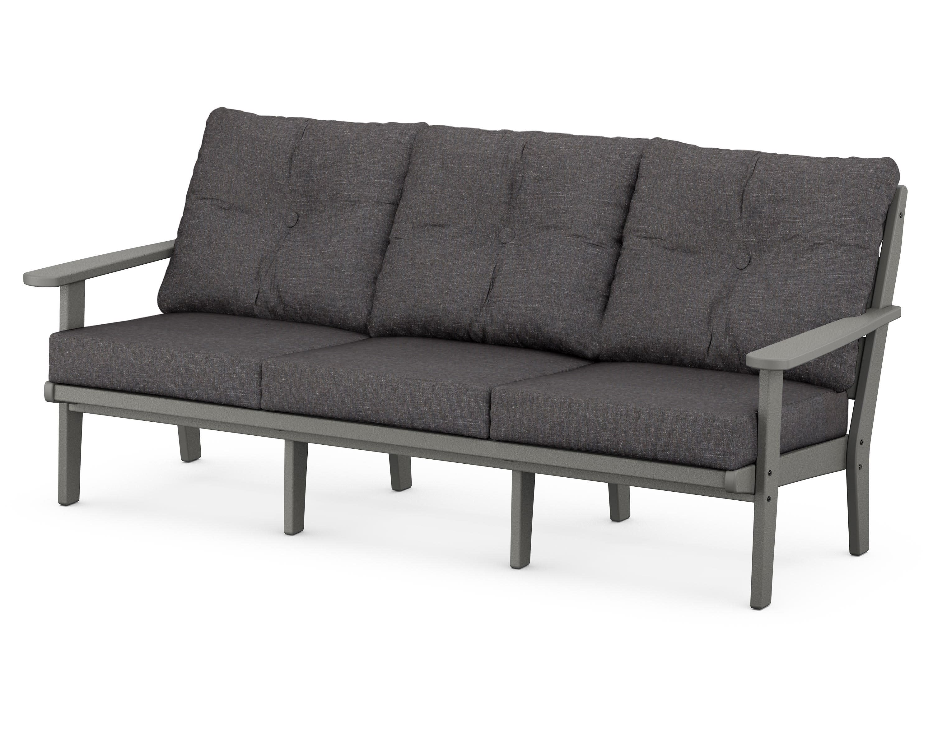 Lakeside Deep Seating Sofa in Slate Grey / Ash Charcoal