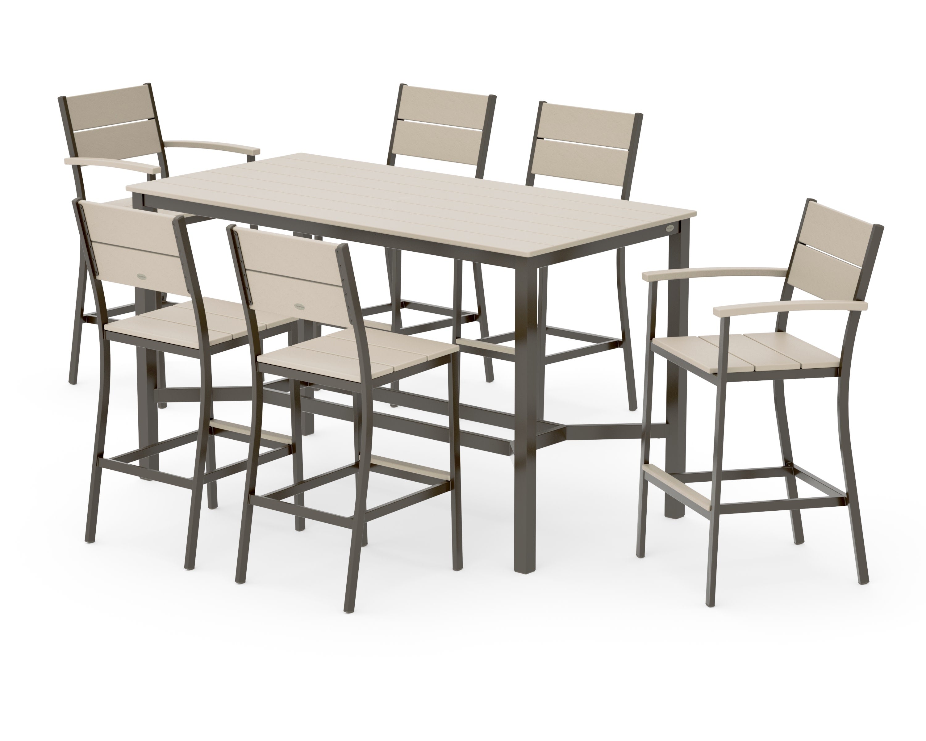Main Street 7-Piece Bar Set in Bronze / Sand