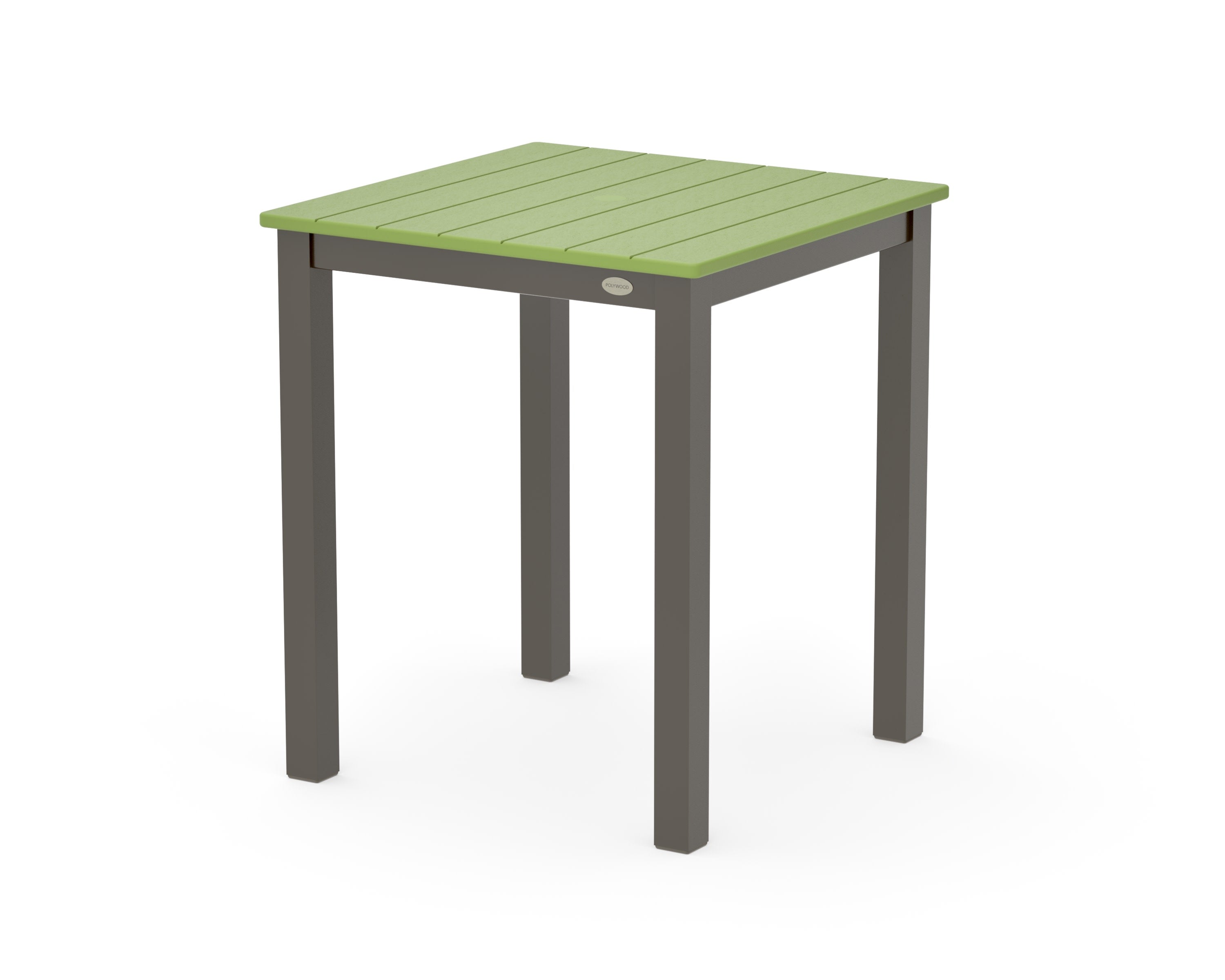 Main Street 26 x 26 Dining Table in Bronze / Lime