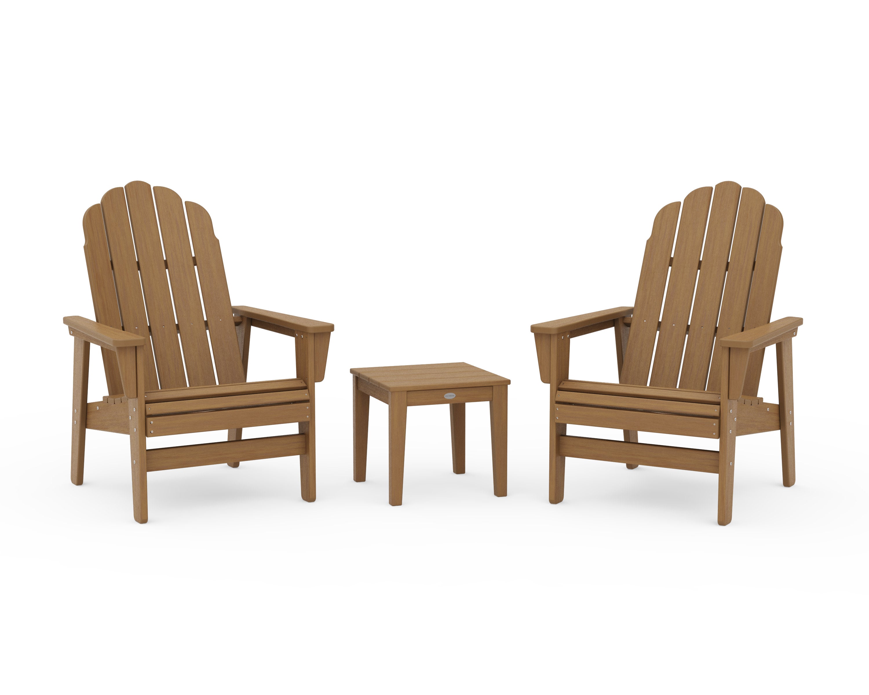 3-Piece Vineyard Grand Upright Adirondack Set in Natural