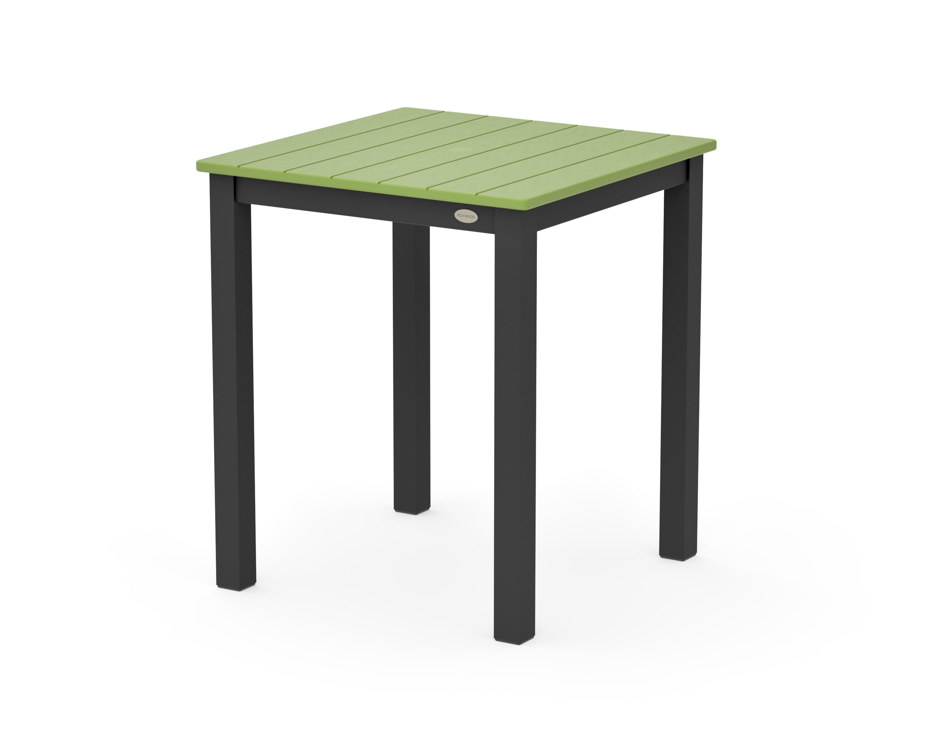 Main Street 26 x 26 Dining Table in Black / Lime