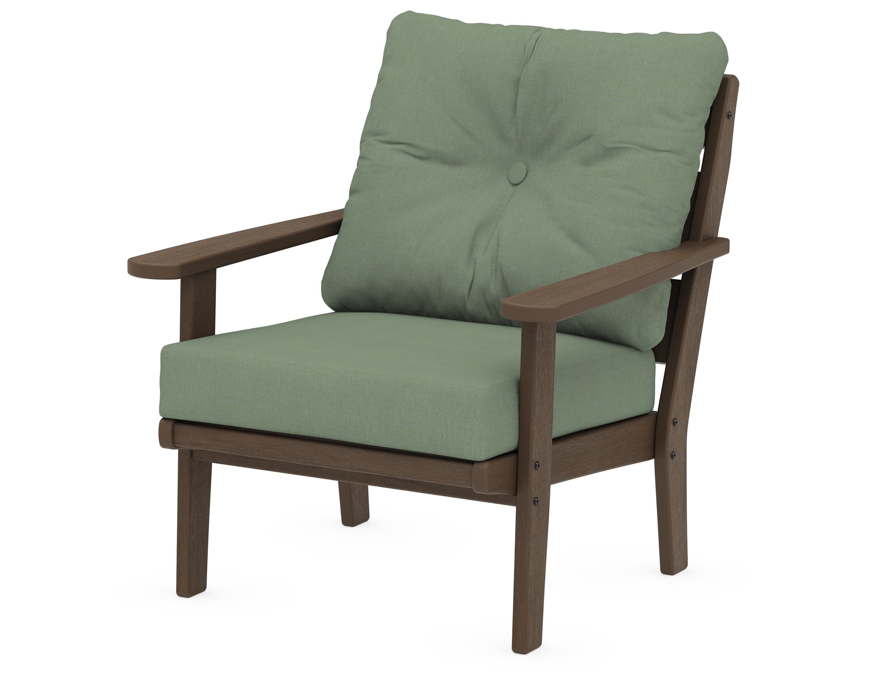 Lakeside Deep Seating Chair in Kona / Exhale Rainwashed