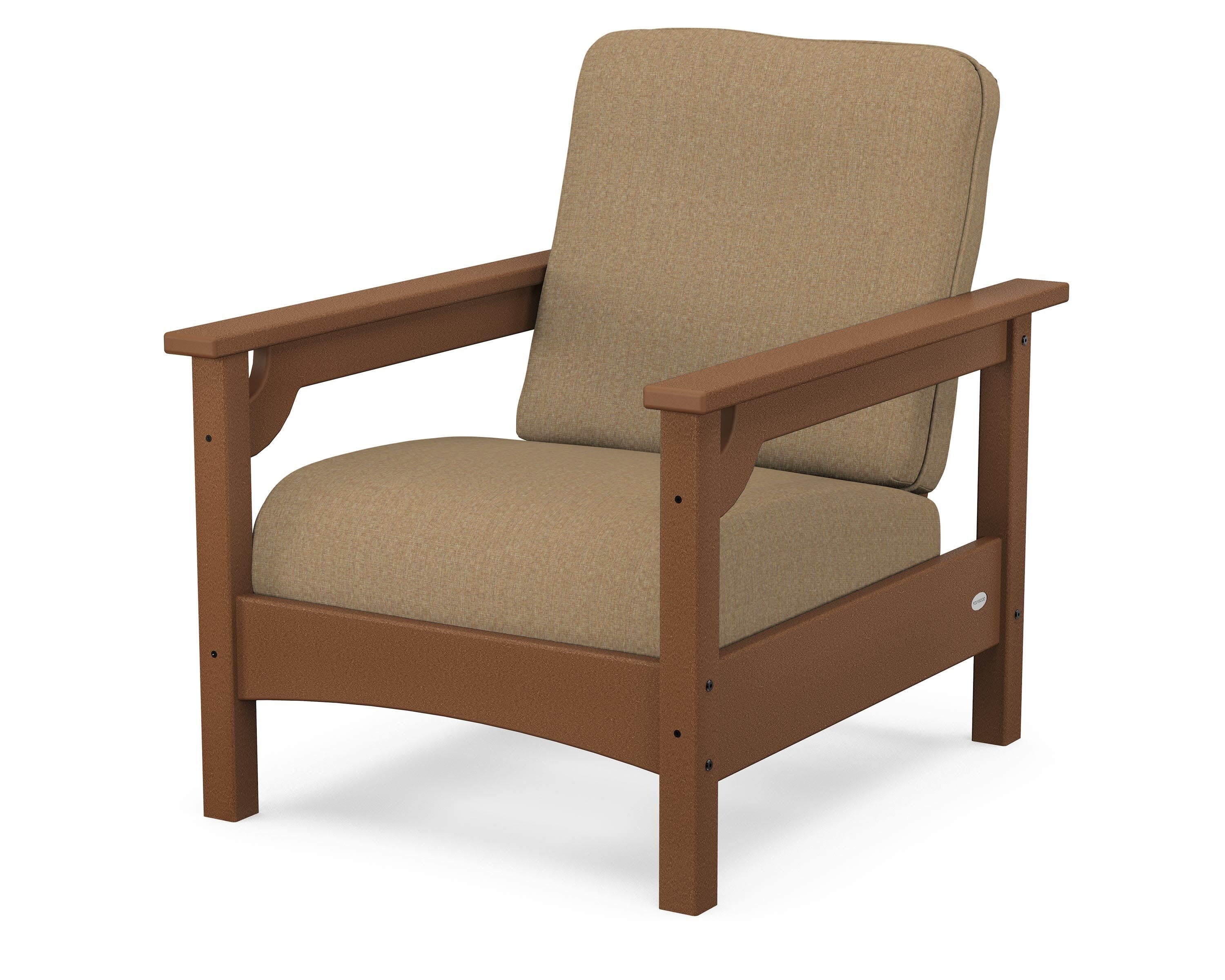 Club Chair in Teak / Sesame
