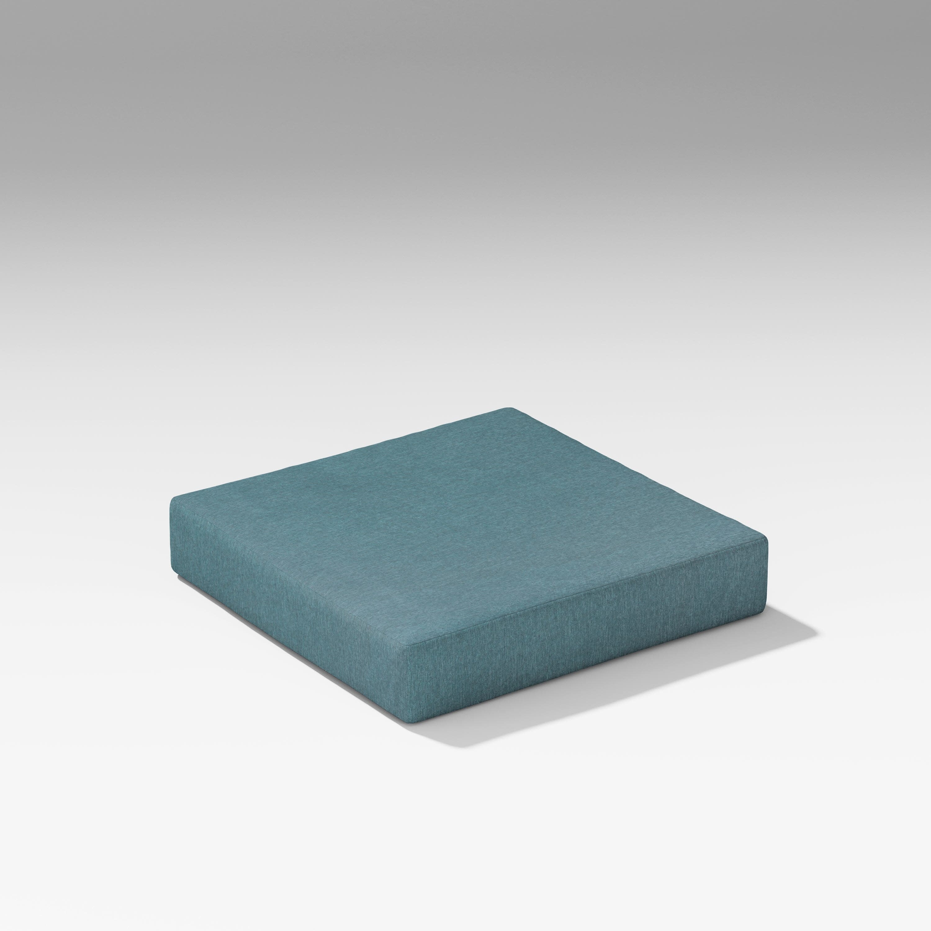 Latitude Modular Ottoman Seat Cushion in Ocean Teal