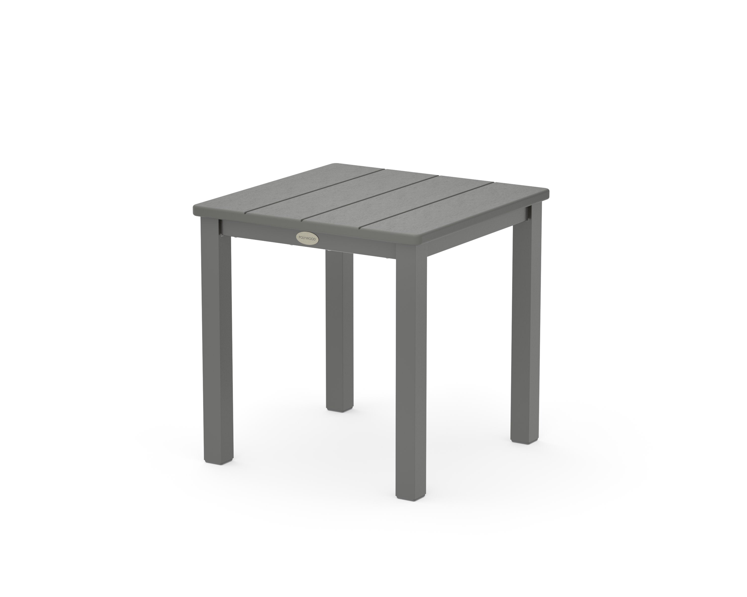 Main Street 18" Side Table in Charcoal / Slate Grey