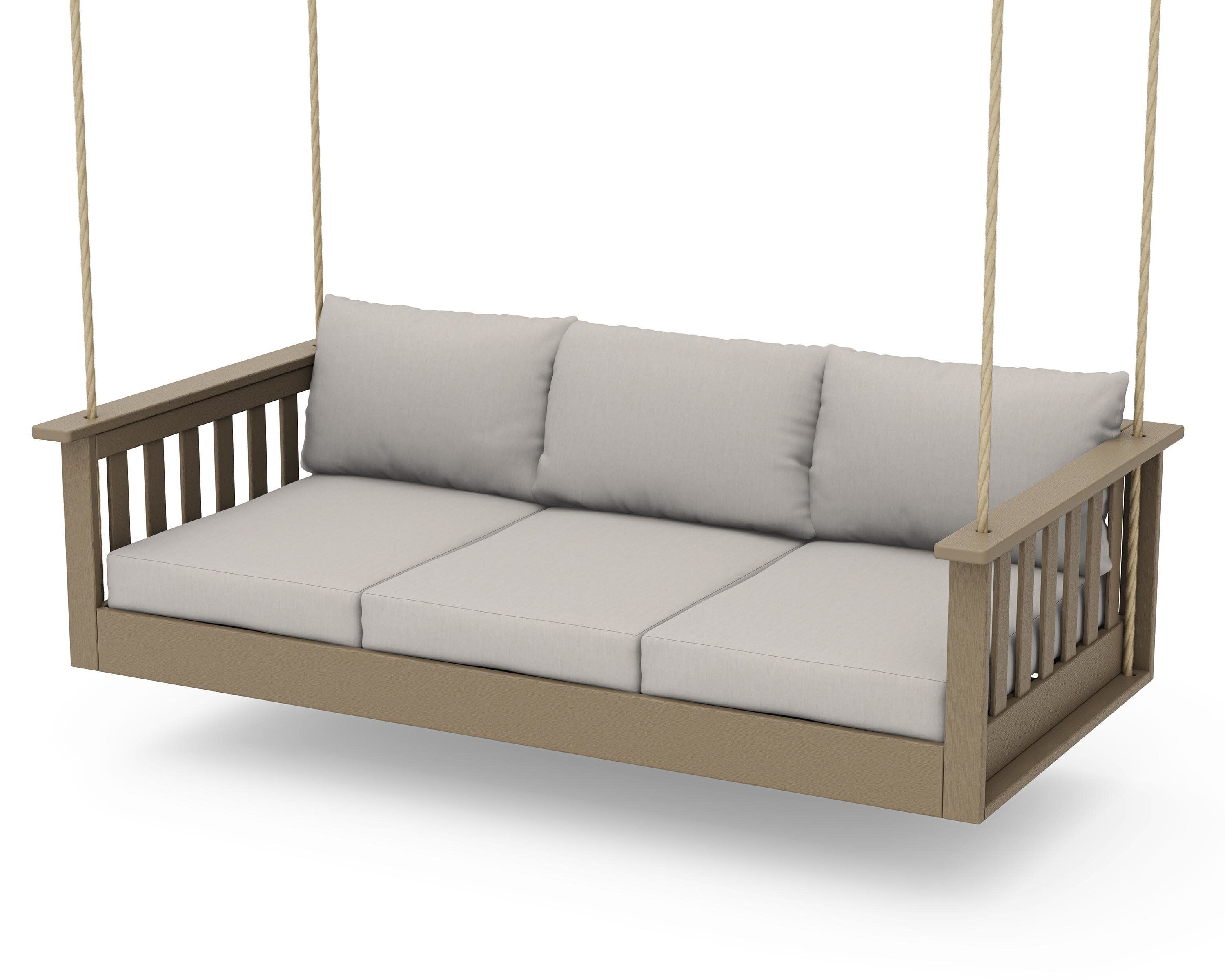 Vineyard Daybed Swing in Vintage Sahara / Cast Ash