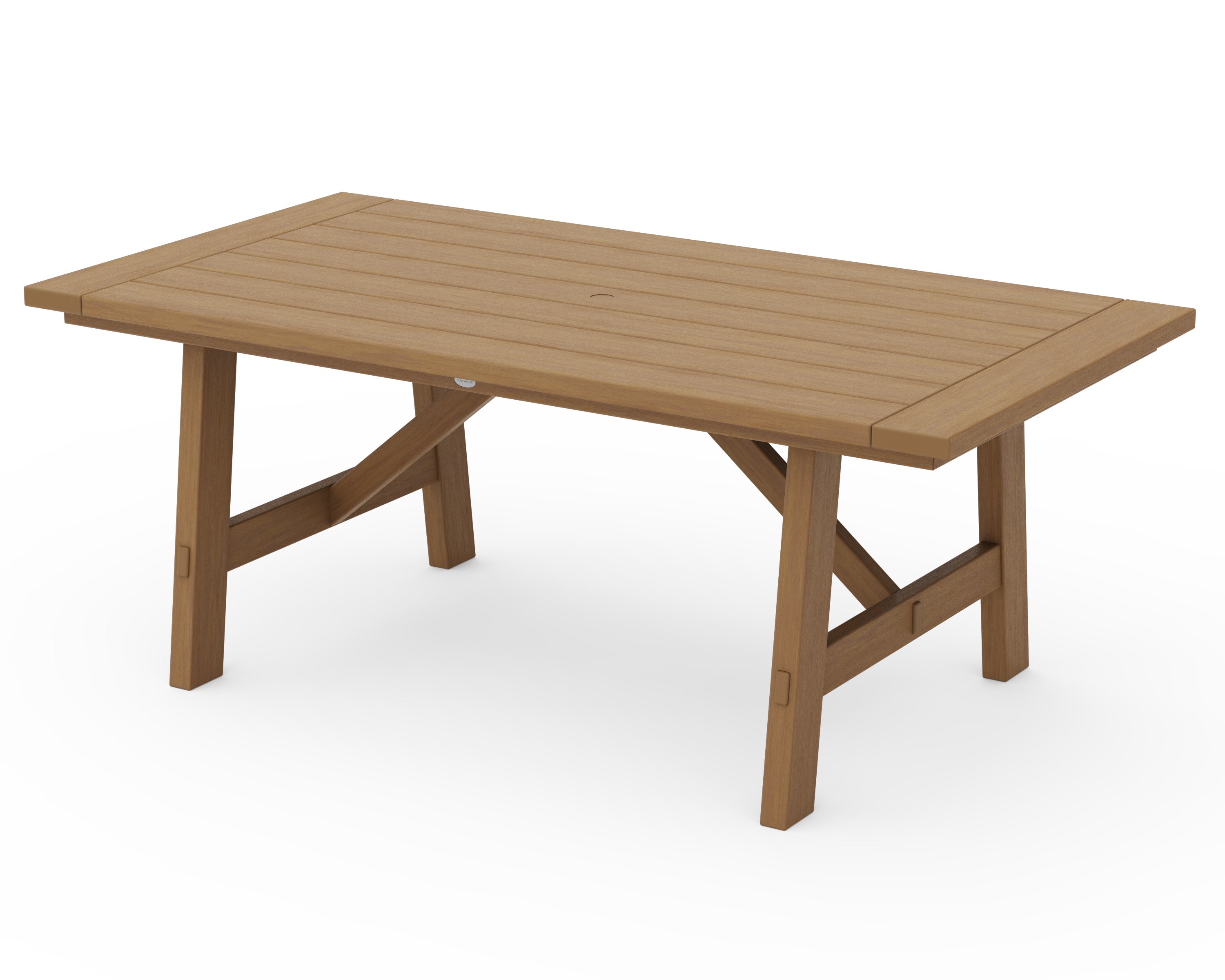 Rustic Farmhouse 39" x 75" Dining Table in Natural