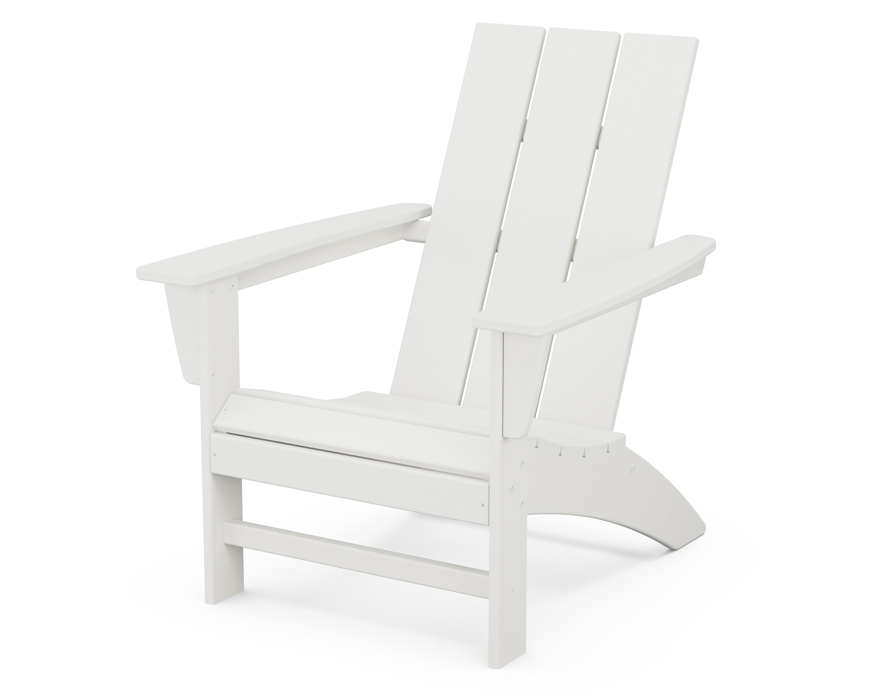 Modern Adirondack Chair in Vintage White