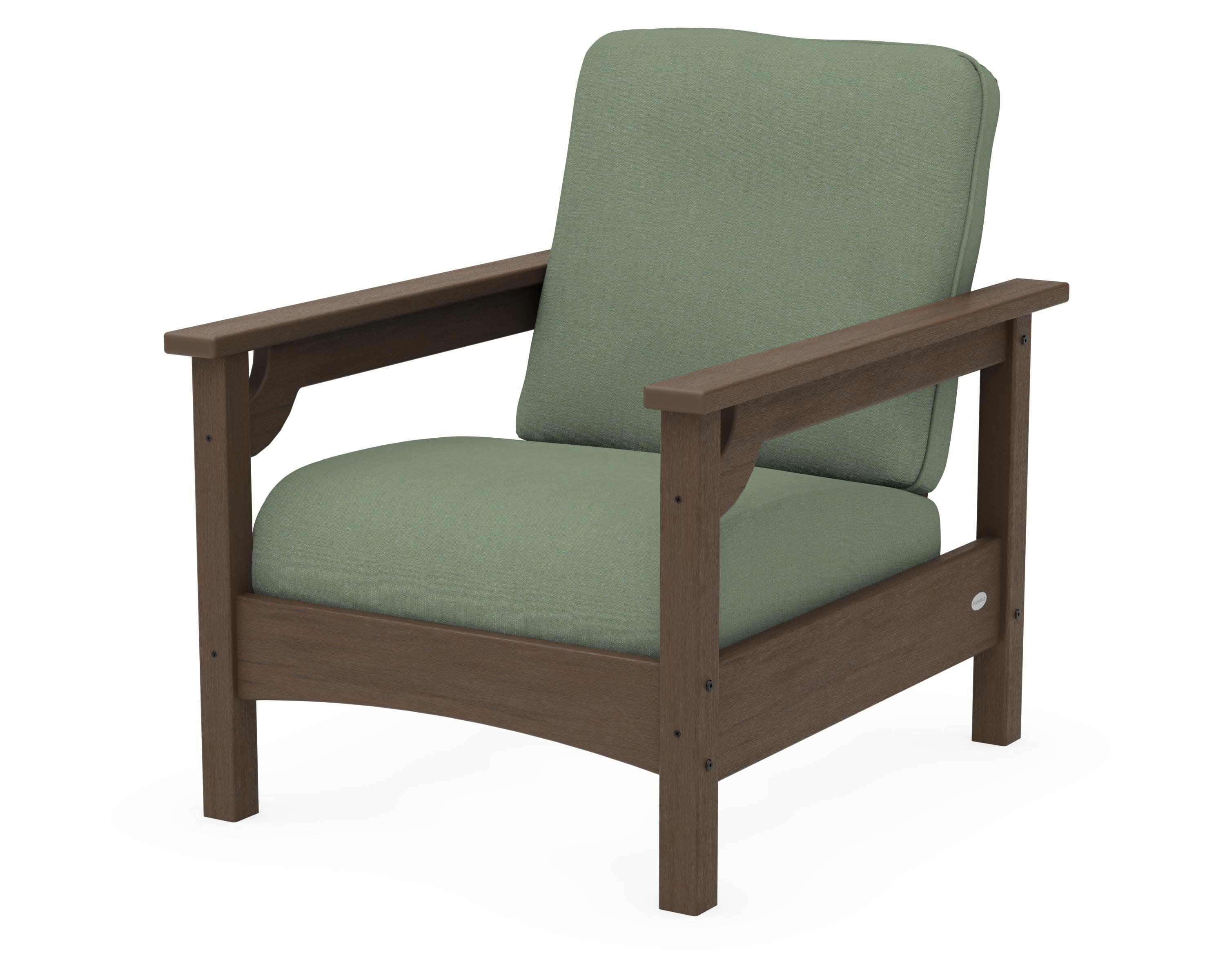 Club Chair in Kona / Exhale Rainwashed
