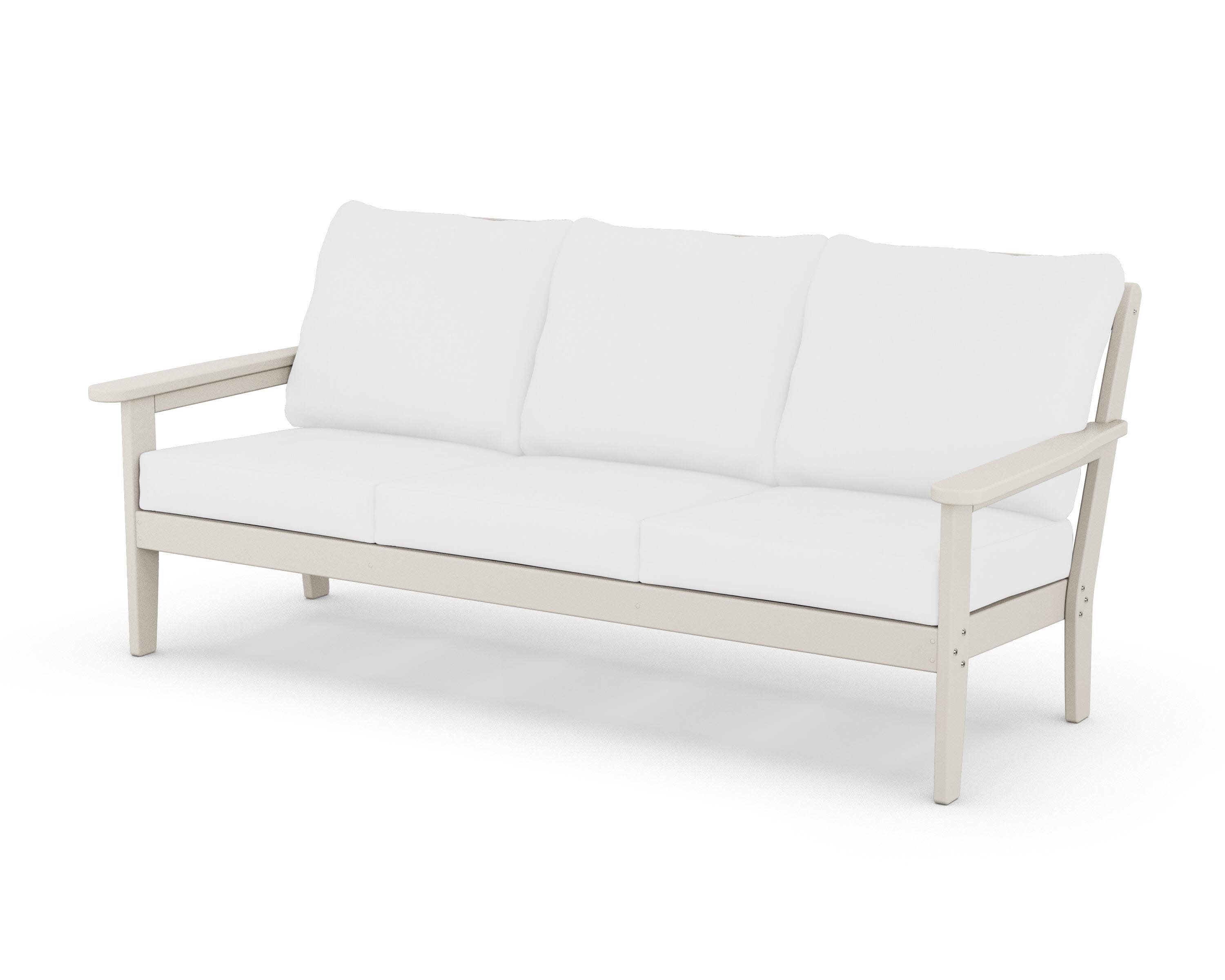 Cottage Deep Seating Sofa in Sand / Natural