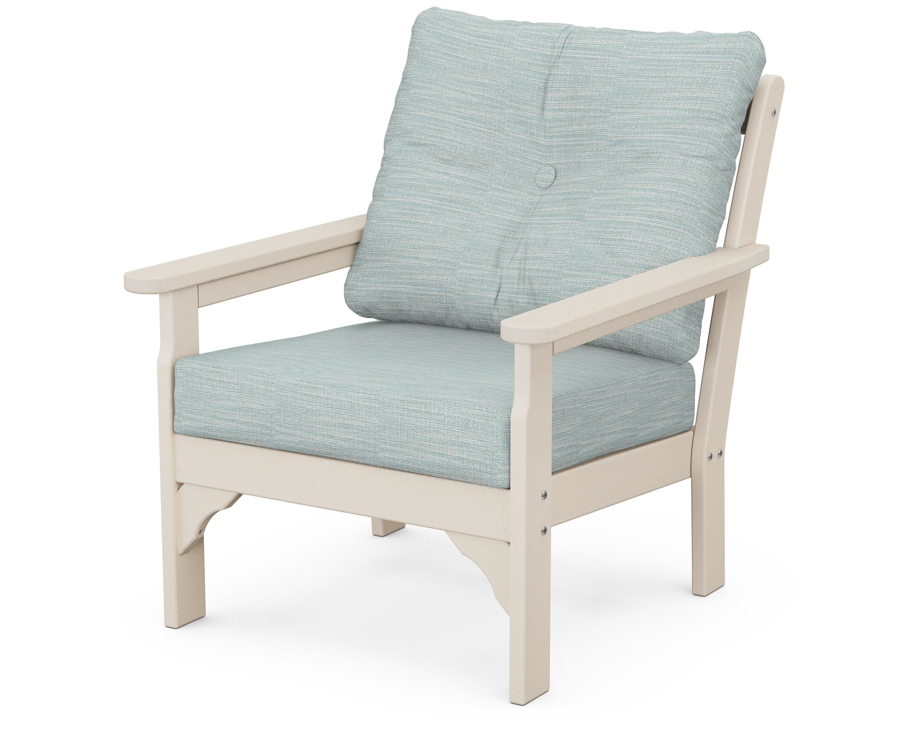 Vineyard Deep Seating Chair in Sand / Soothe Mist
