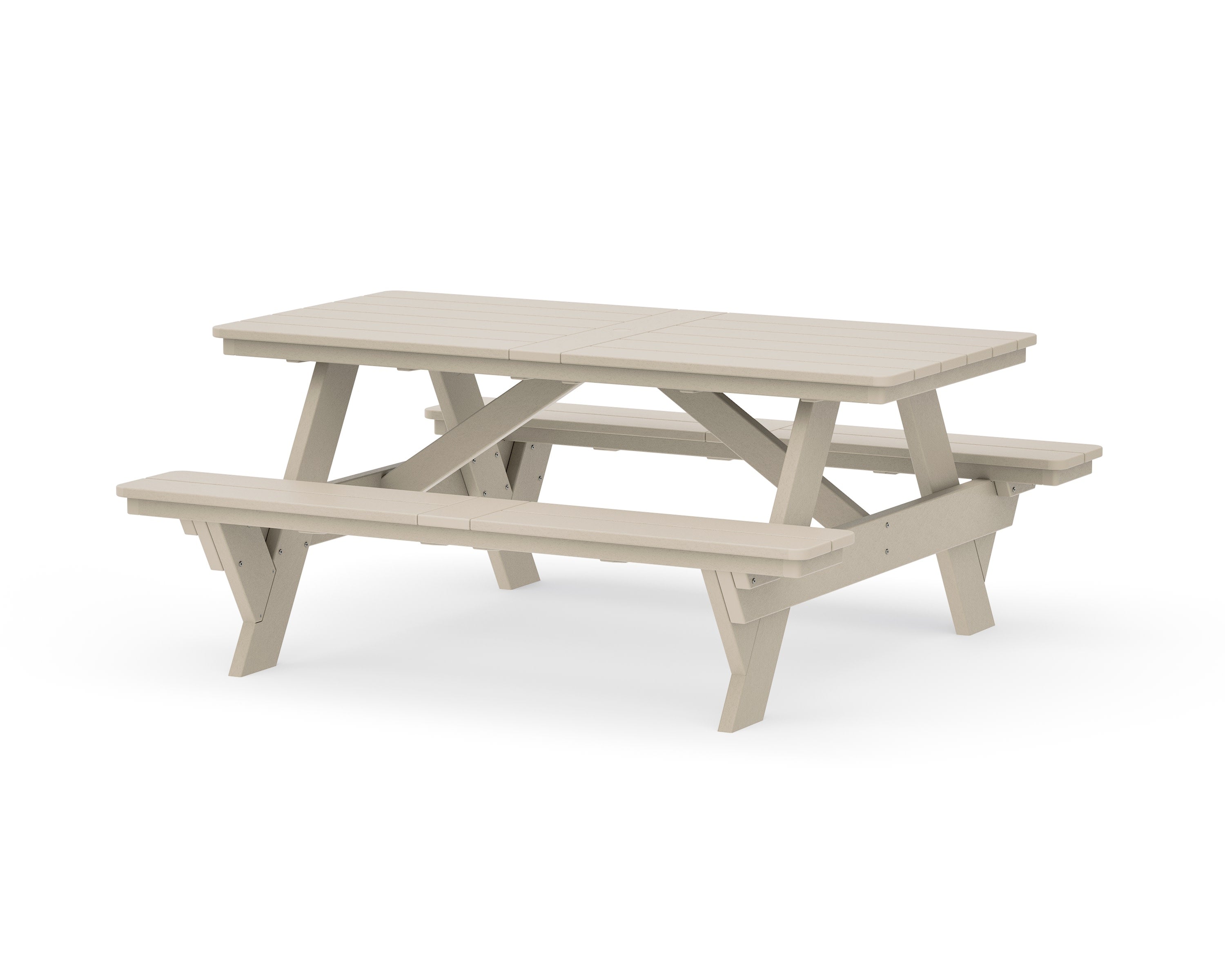 Rockford 72 Picnic Table in Sand