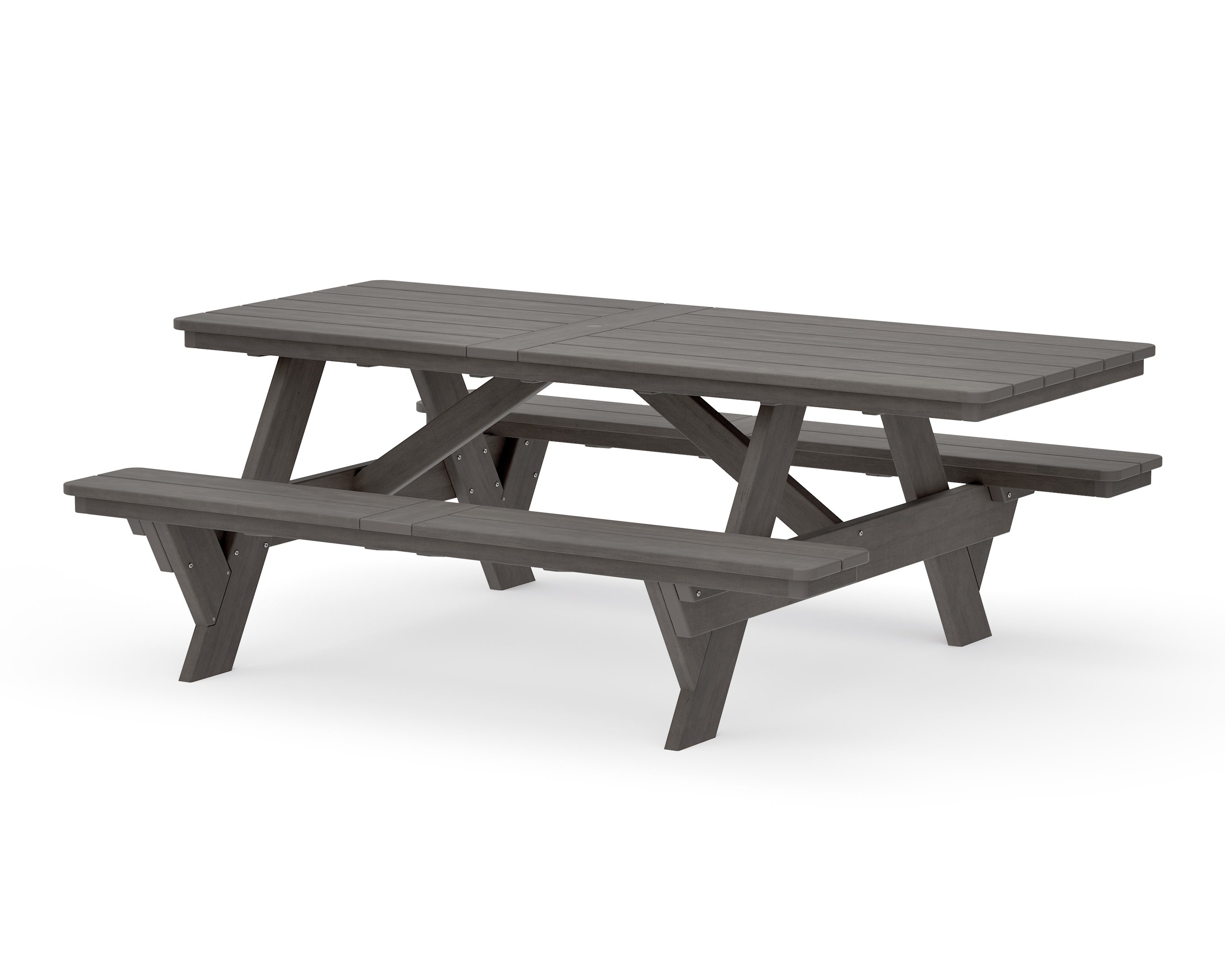 Rockford 85 ADA Picnic Table in Driftwood
