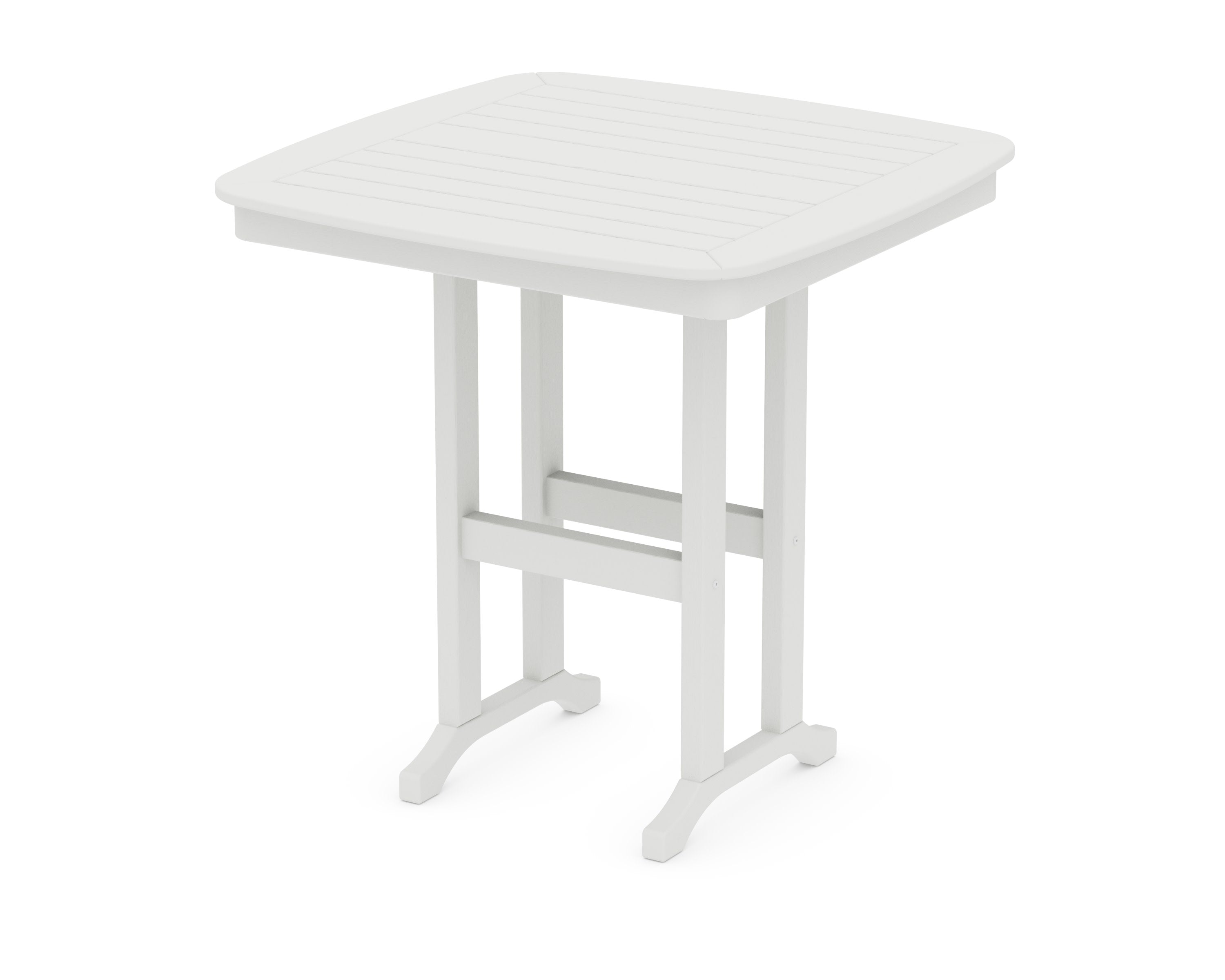Nautical 37" Counter Table in Vintage White