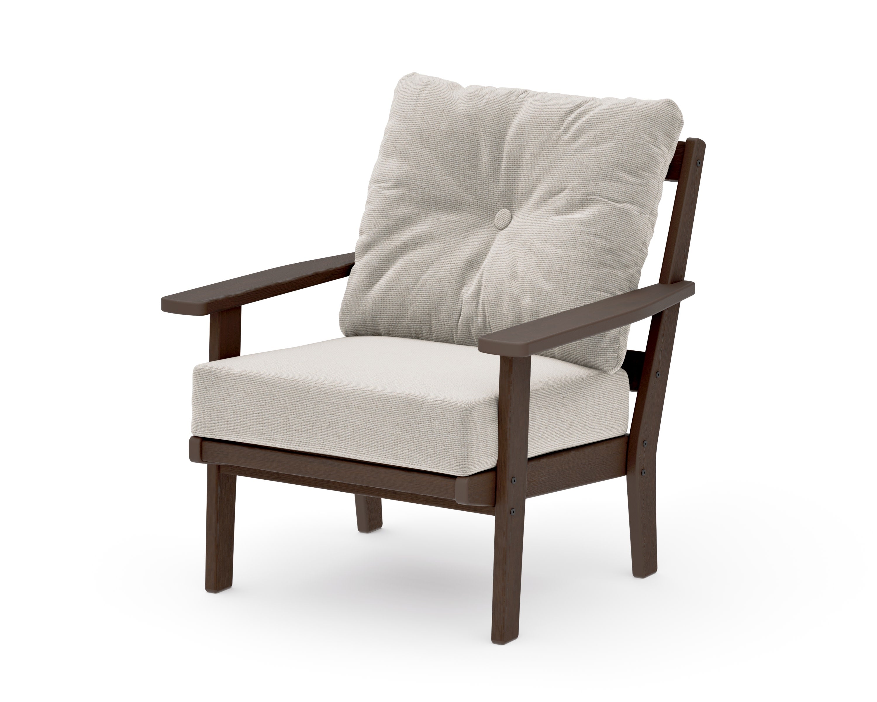 Prairie Deep Seating Chair in Kona / Dune Burlap