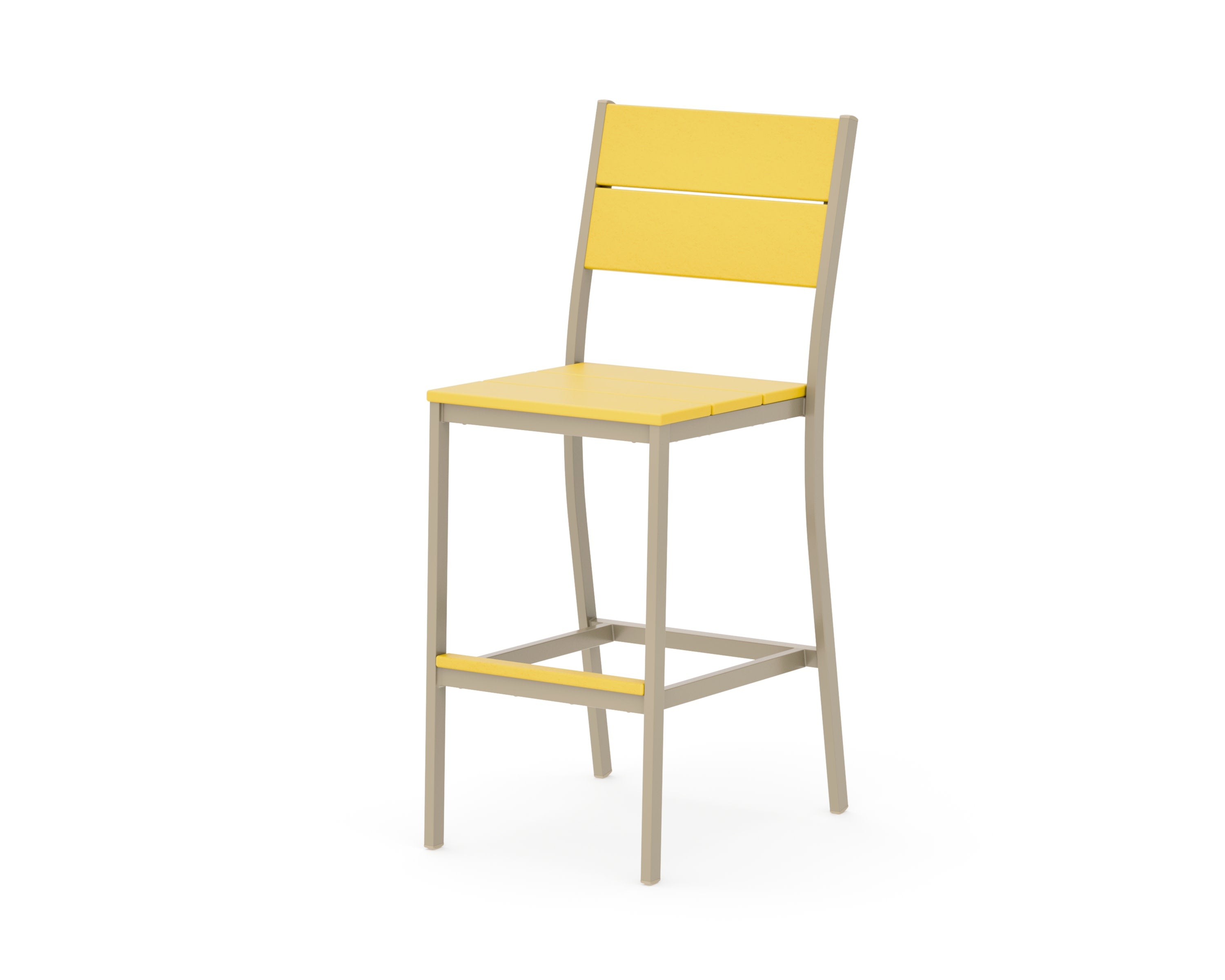 Main Street Bar Side Chair in Sand / Lemon
