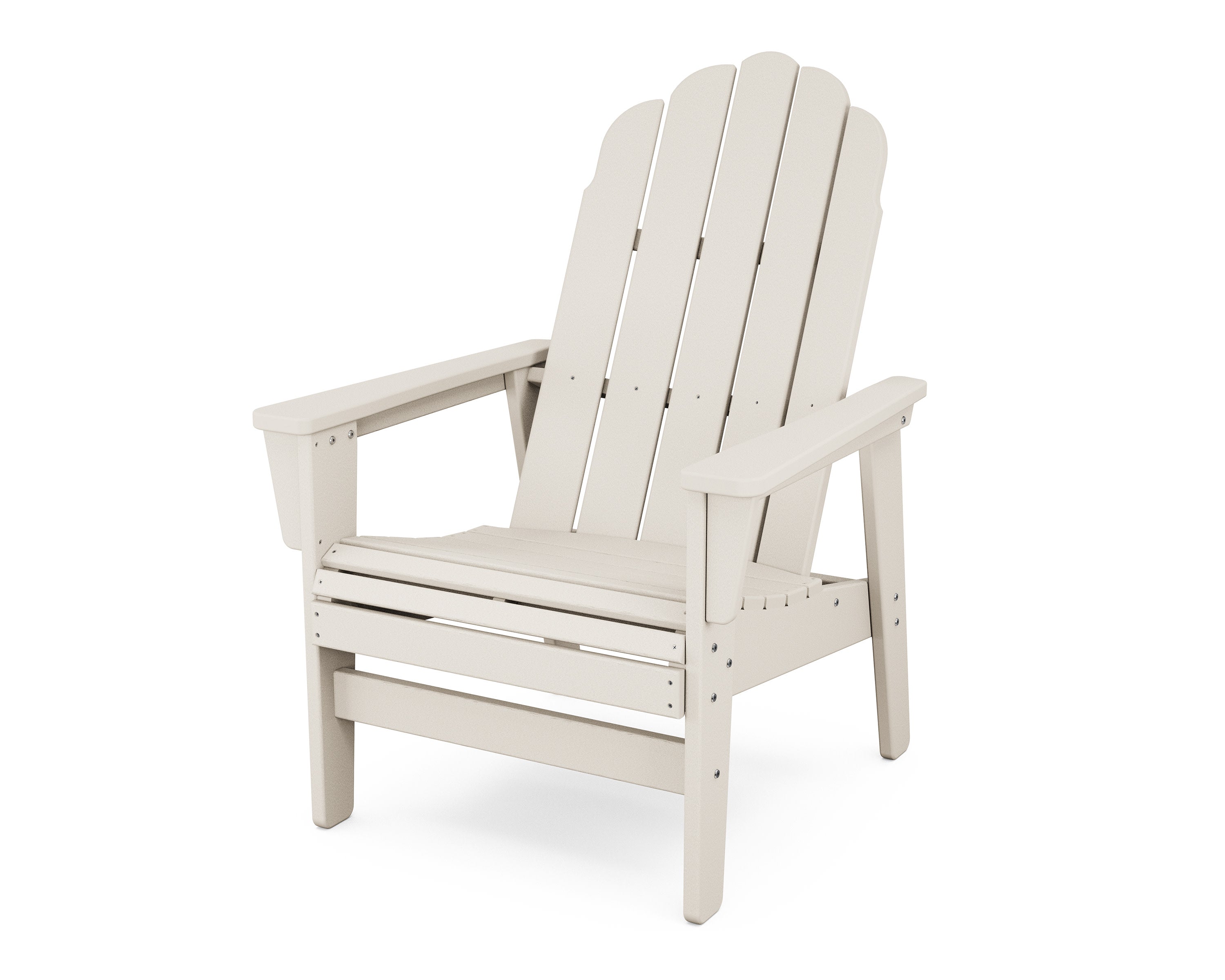 Vineyard Grand Upright Adirondack Chair in Sand