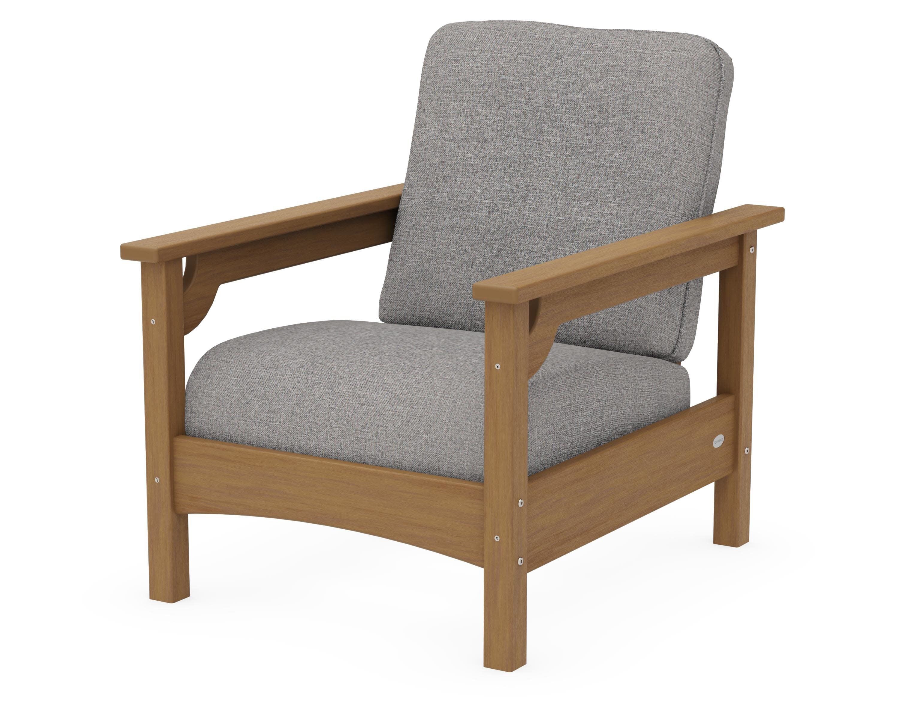 Club Chair in Natural / Grey Mist