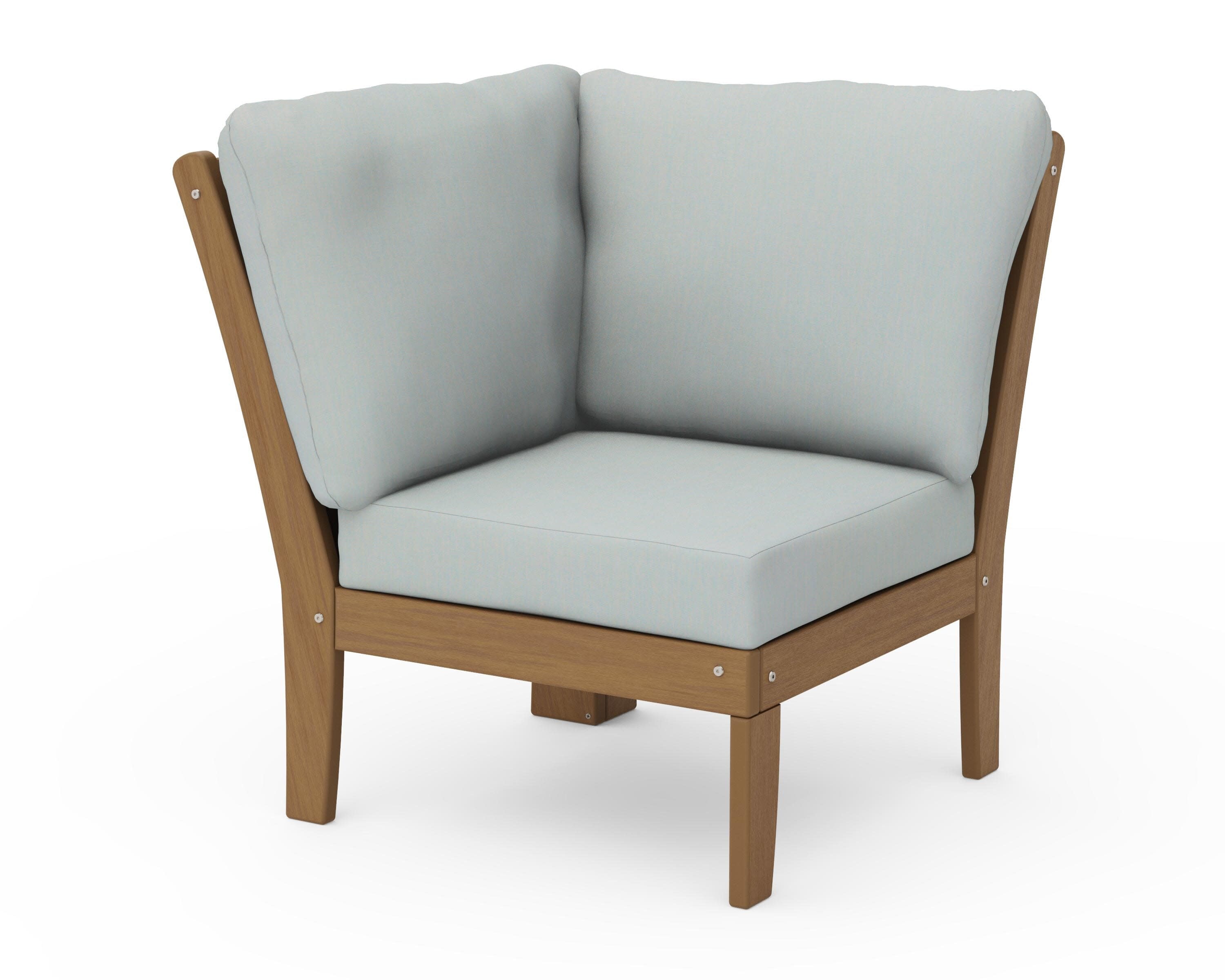 Braxton Modular Corner Chair in Natural / Spa
