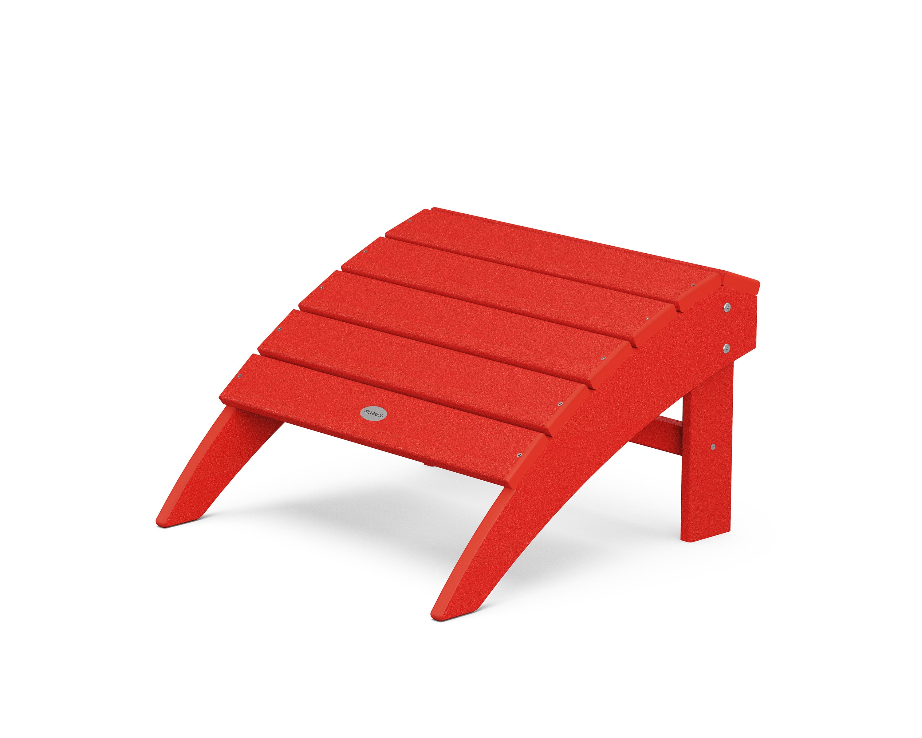 Vineyard Adirondack Ottoman in Sunset Red